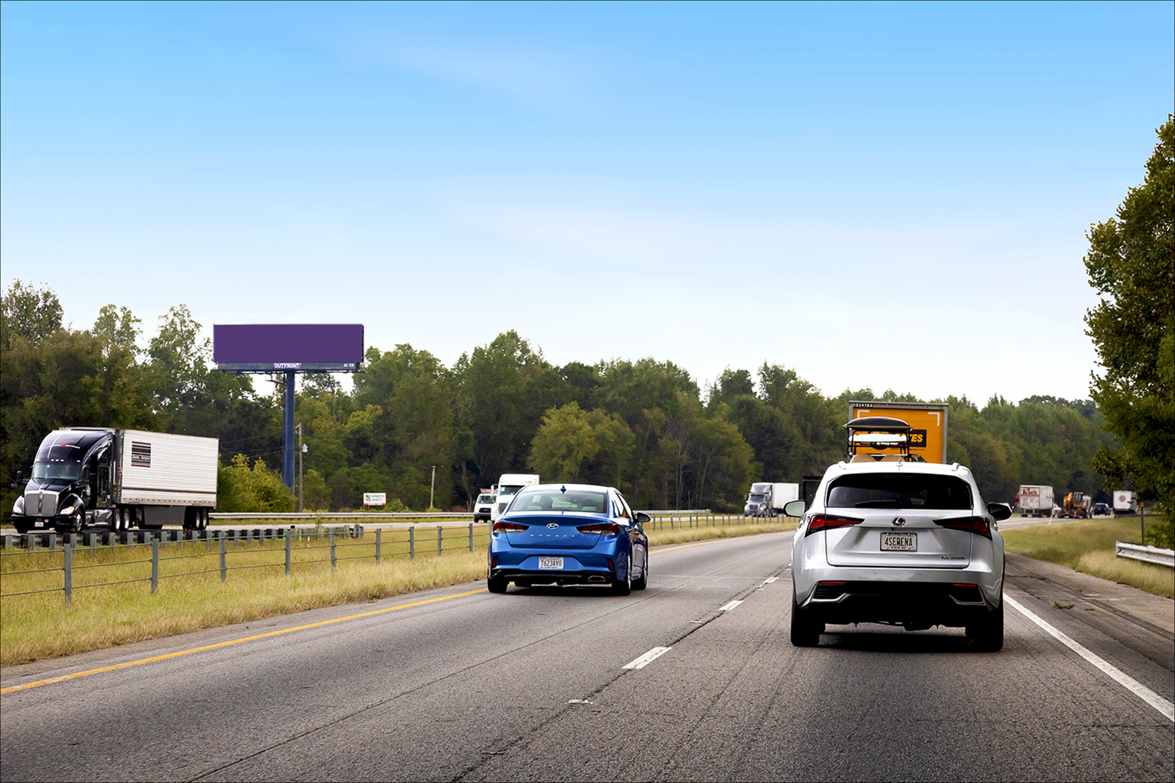 I-85N 0.7 mi S/O Ga 53 (Exit 129) W/S