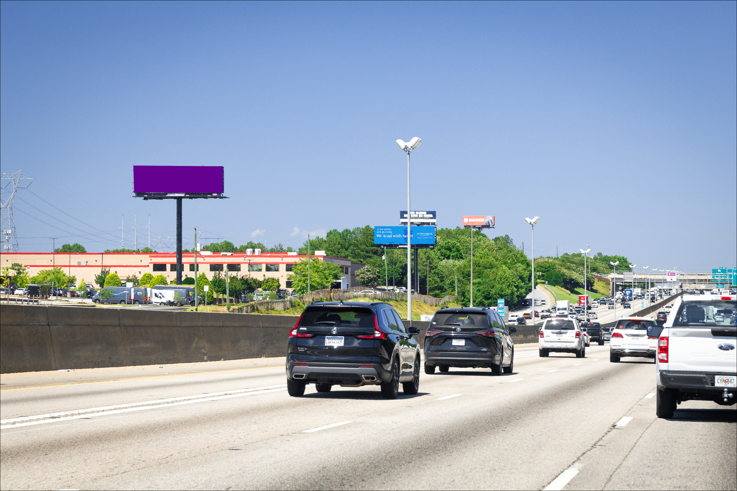 I-85N 0.35 mi S/O Steve Reynolds Blvd W/S