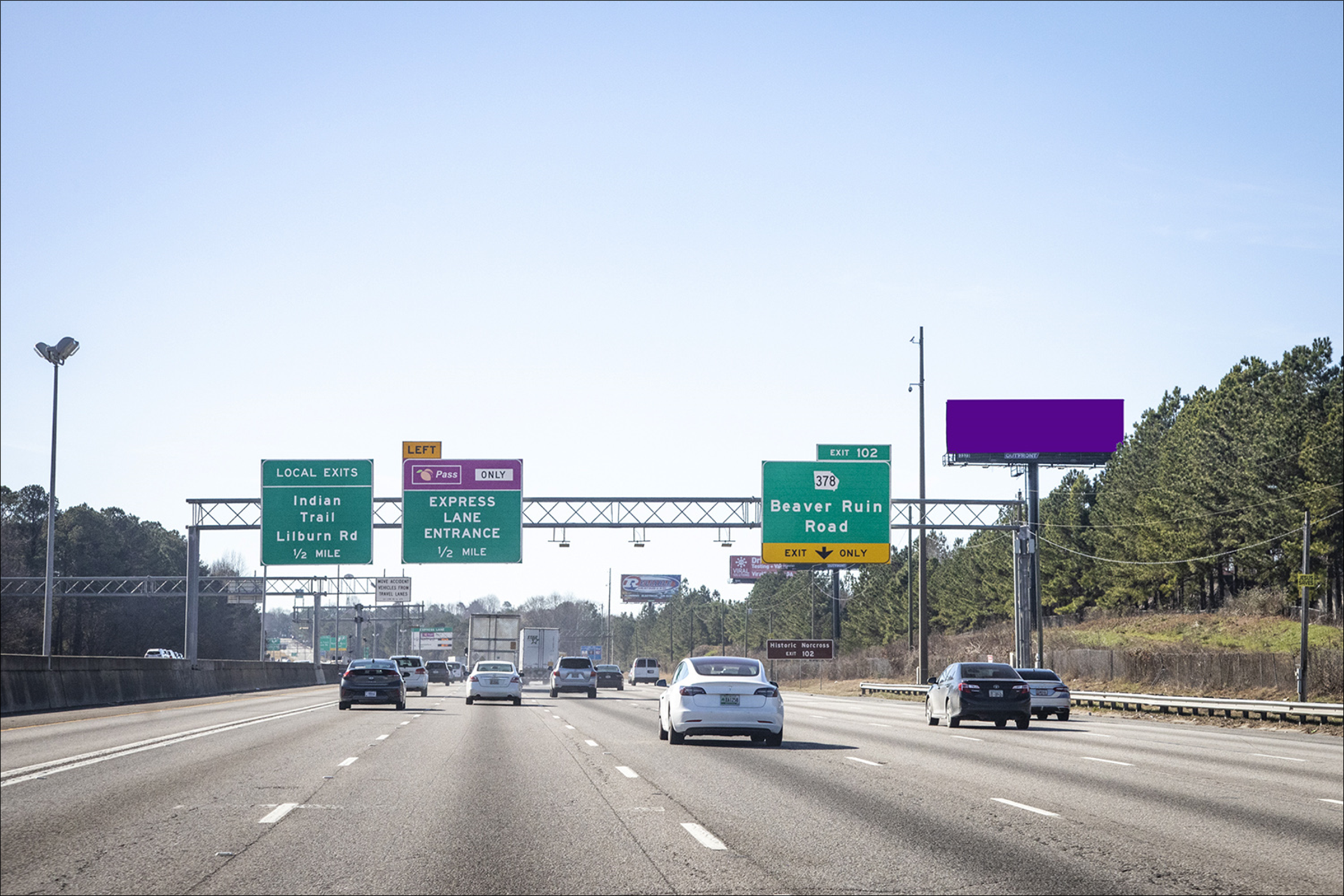 I-85N 0.8 mi N/O Beaver Ruin Rd W/S