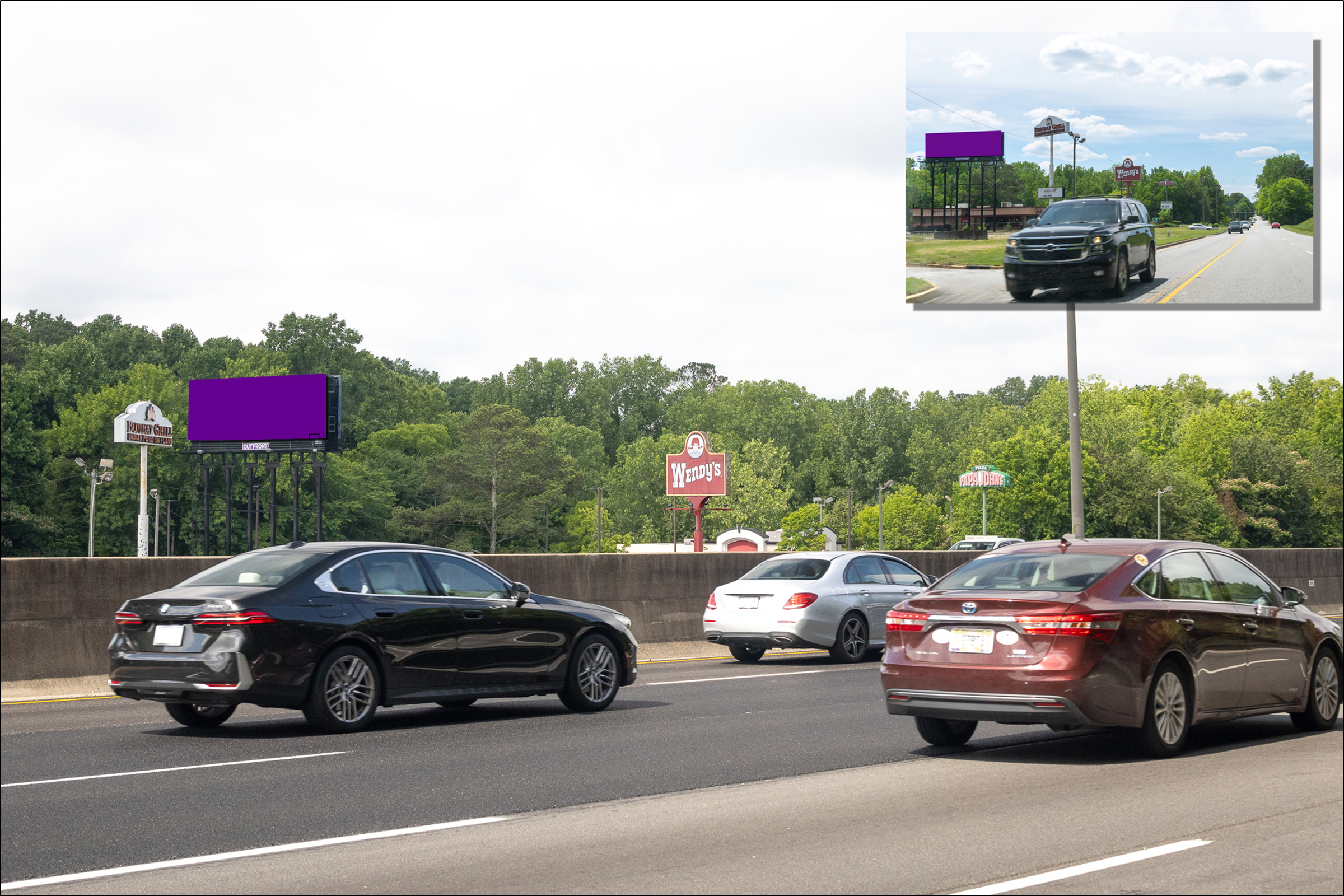 I-285 0.2 mi W/O N Peachtree Rd S/S