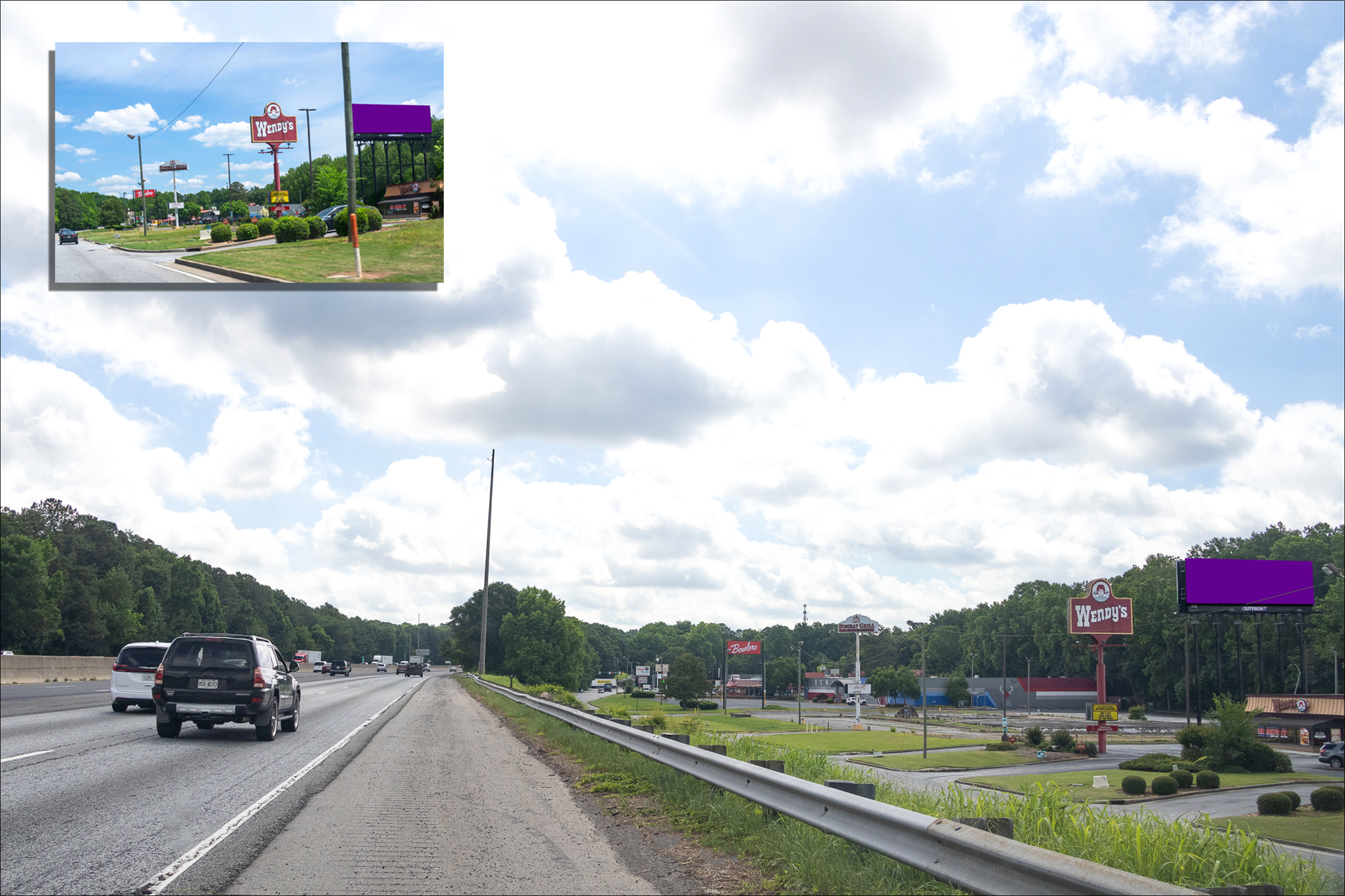 I-285 0.2 mi W/O N Peachtree Rd S/S
