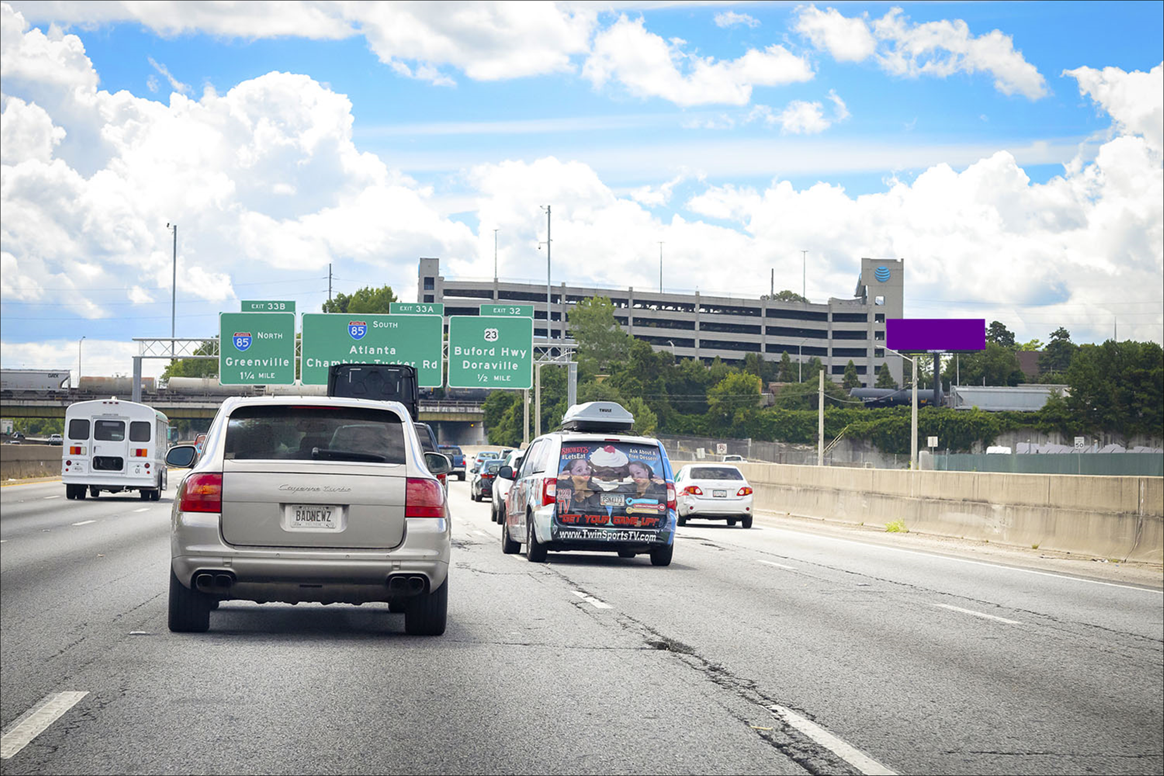I-285 0.1 mi W/O New Peachtree Rd S/S