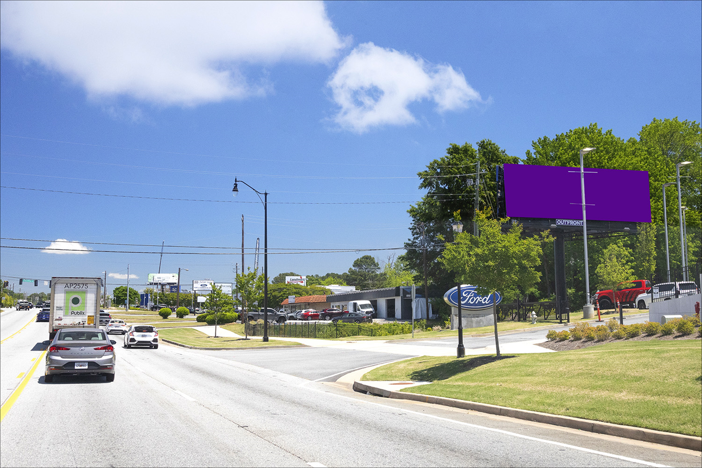 Peachtree Industrial Blvd 425 ft S/O N Peachtree Rd E/S