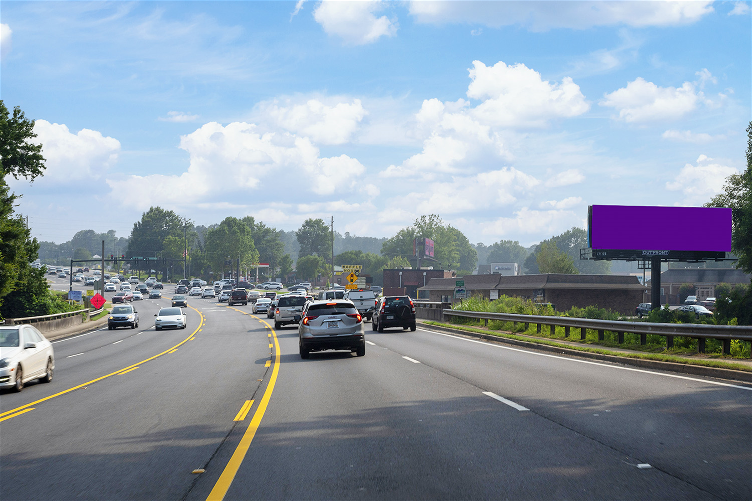 Lawrenceville Hwy 400 ft N/O Indian Trail Lilburn Rd W/S