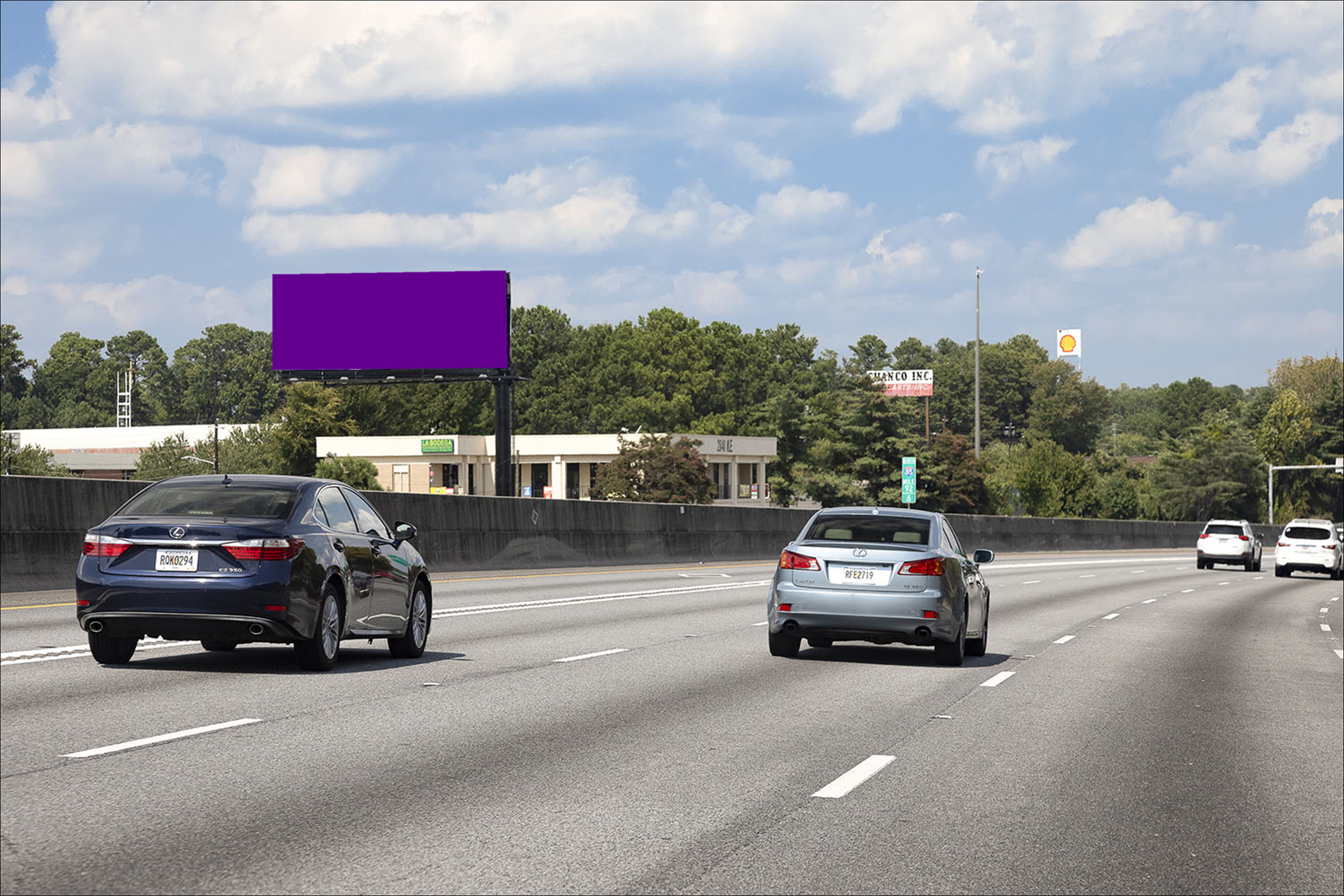 I-85N 0.2 mi S/O Shallowford Rd W/S