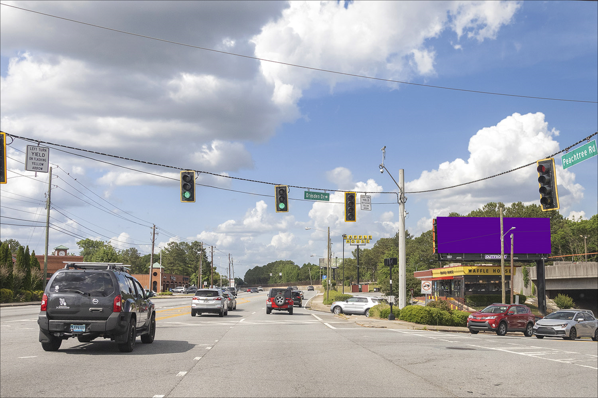 Peachtree Rd 100 ft N/O Dresden Dr E/S