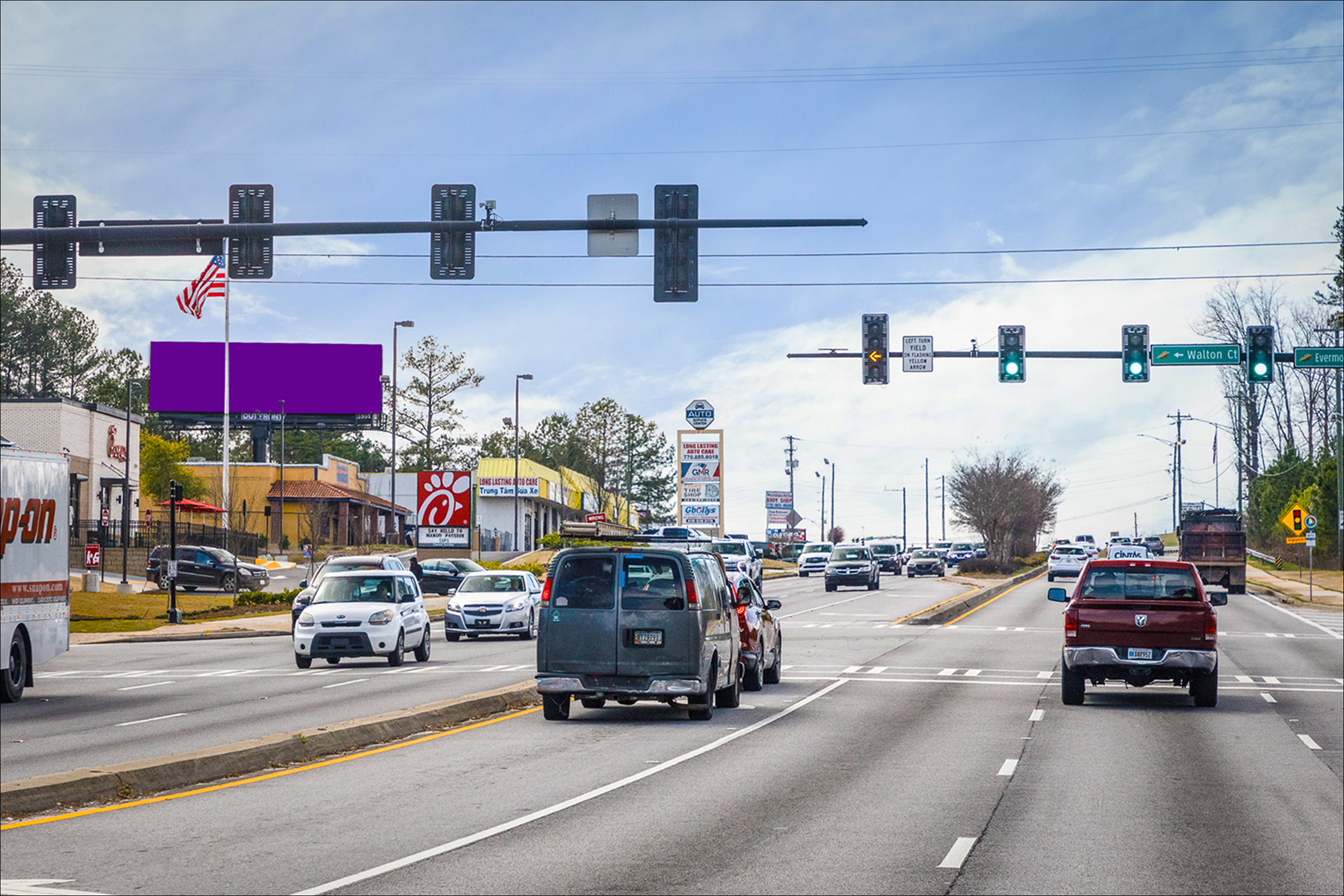 Stone Mountain Hwy 0.16 mi E/O Highpoint Rd S/S