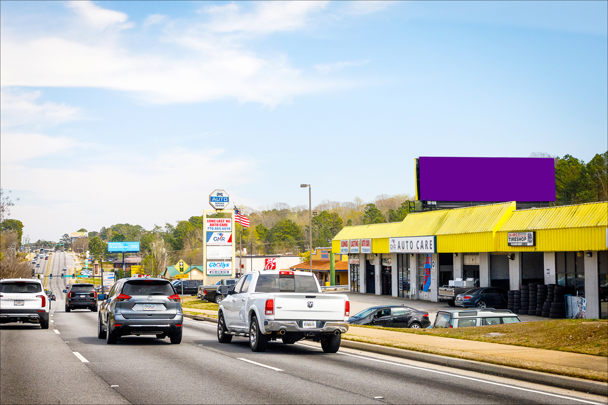 Stone Mountain Hwy 0.16 mi E/O Highpoint Rd S/S