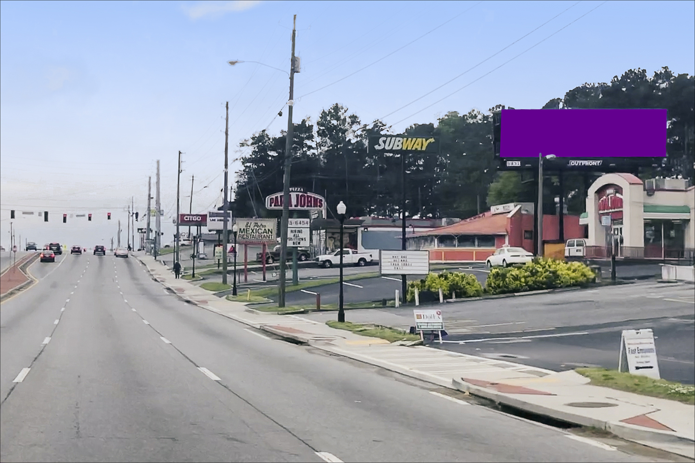 Buford Hwy 325 ft N/O Briarwood Rd W/S
