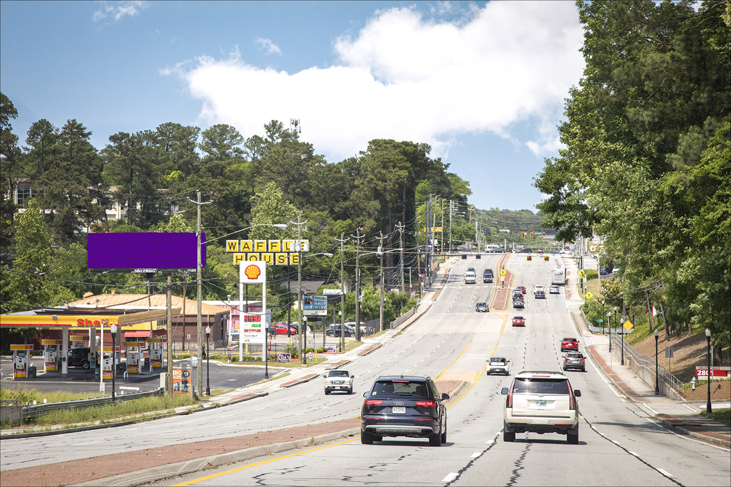 Buford Hwy 0.22 mi S/O North Druid Hills Rd W/S