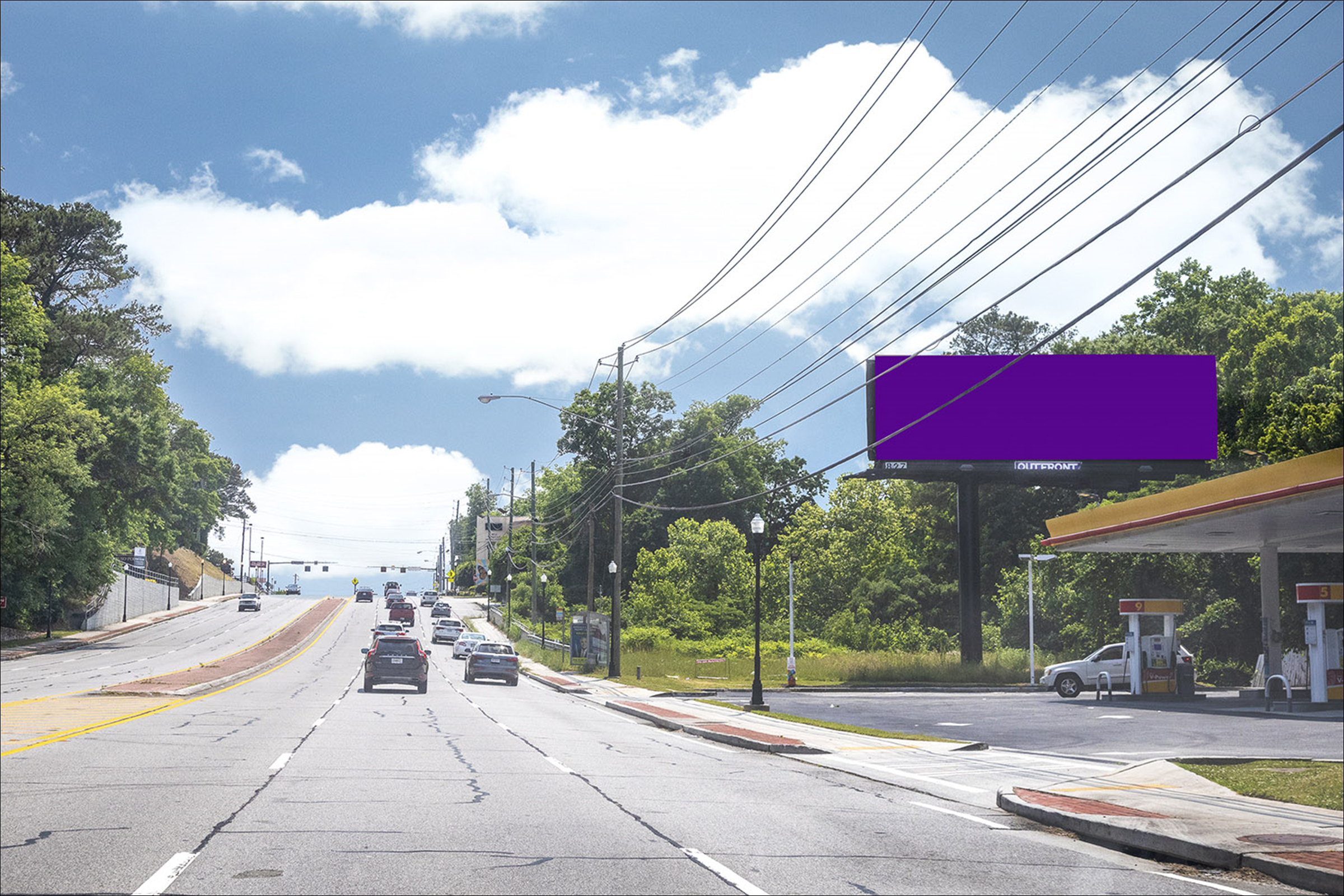 Buford Hwy 0.3 mi S/O North Druid Hills Rd W/S