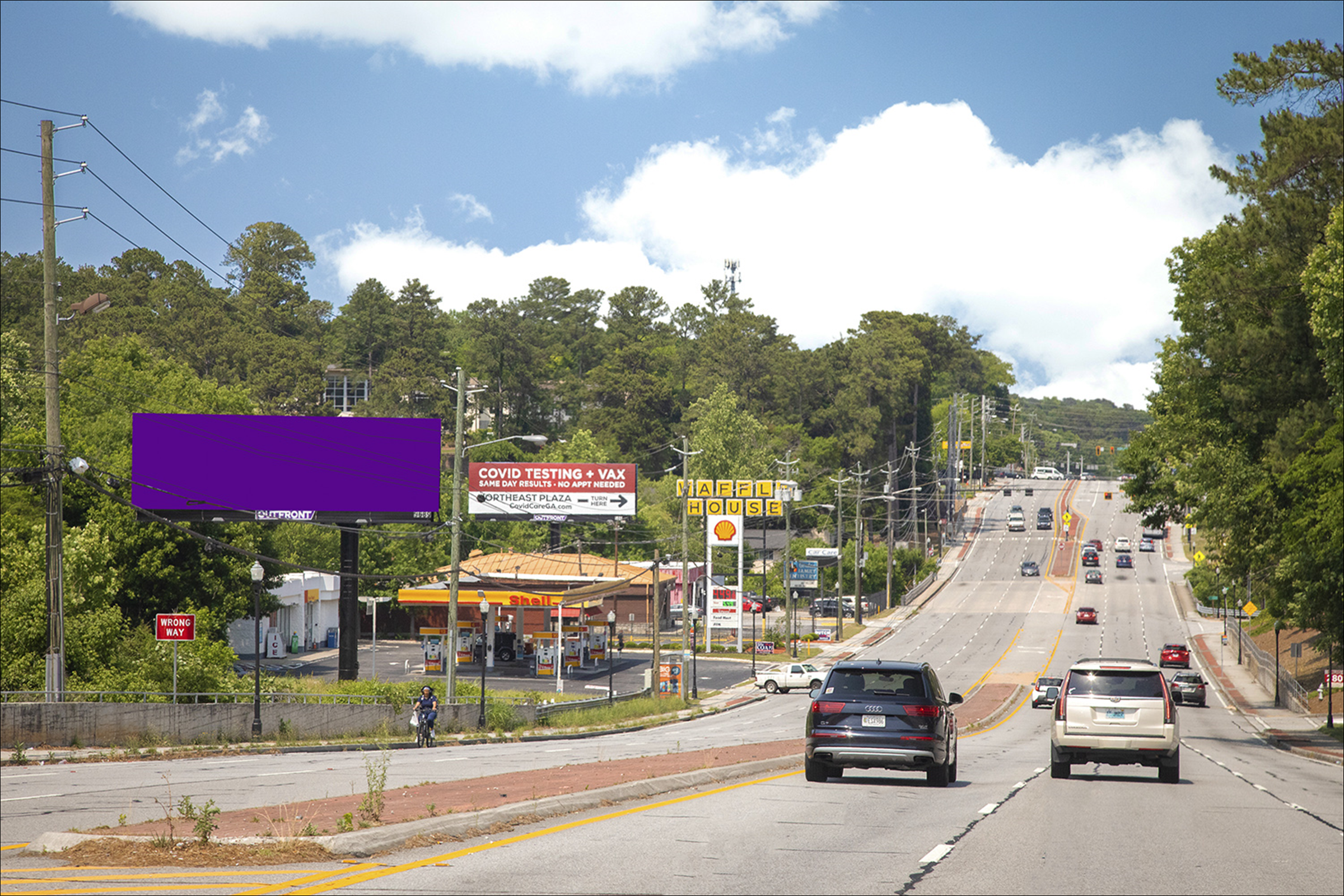 Buford Hwy 0.3 mi S/O North Druid Hills Rd W/S