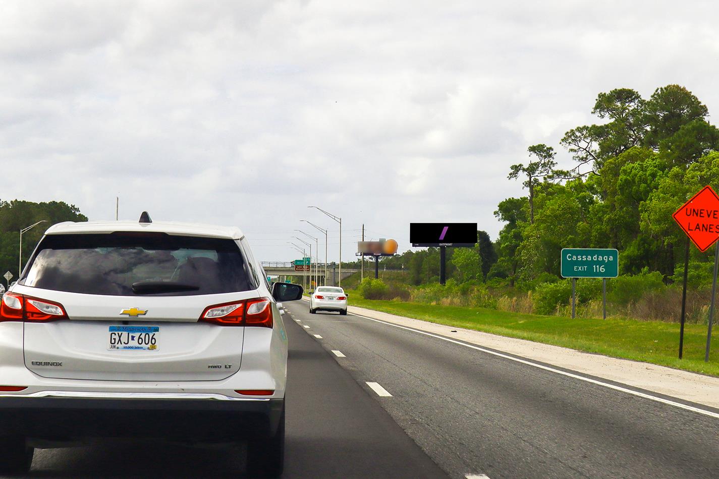 I-4, 600 ft N/O  Exit 116 (Lake Helen) W/S