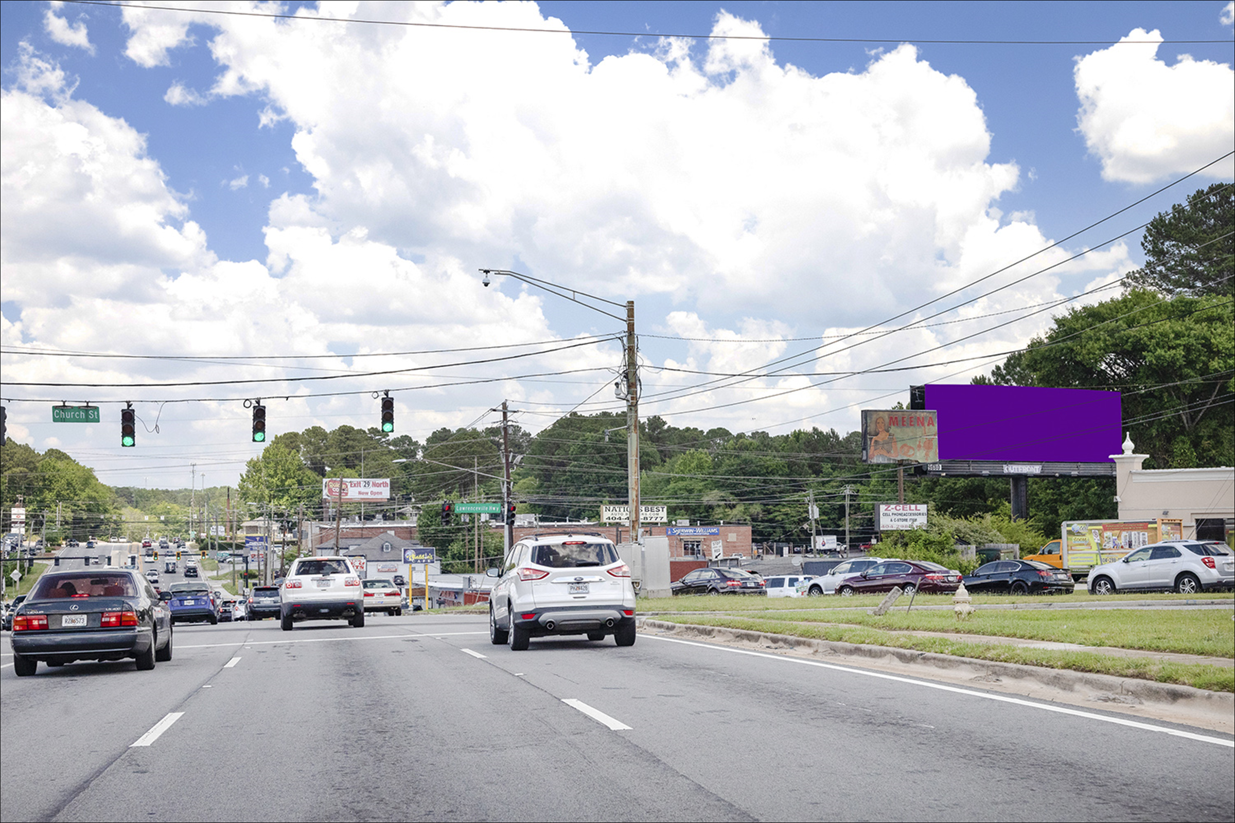 Lawrenceville Hwy 100 ft N/O Church St E/S