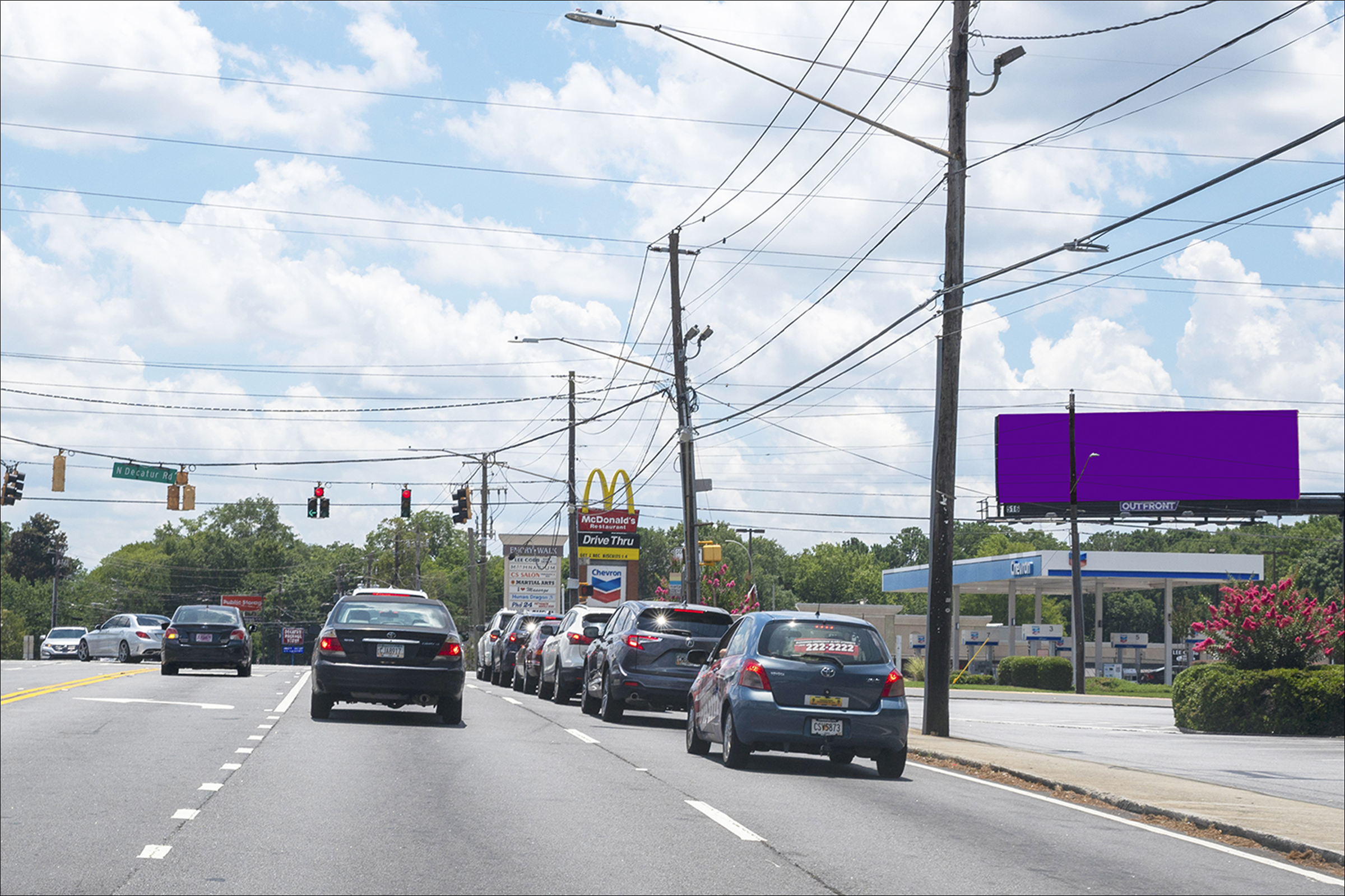 Clairmont Rd 100 ft S/O N Decatur Rd W/S