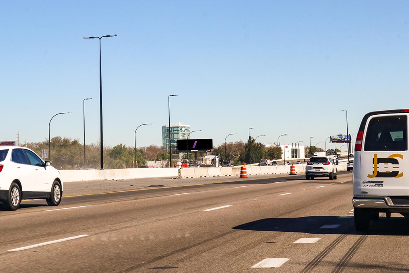 I-4, .33 mi W/O John Young Parkway; N/S
