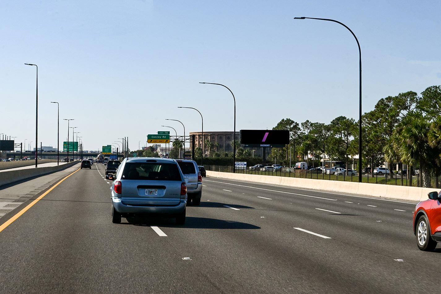 I-4, .1 mi E/O Conroy Rd; N/S