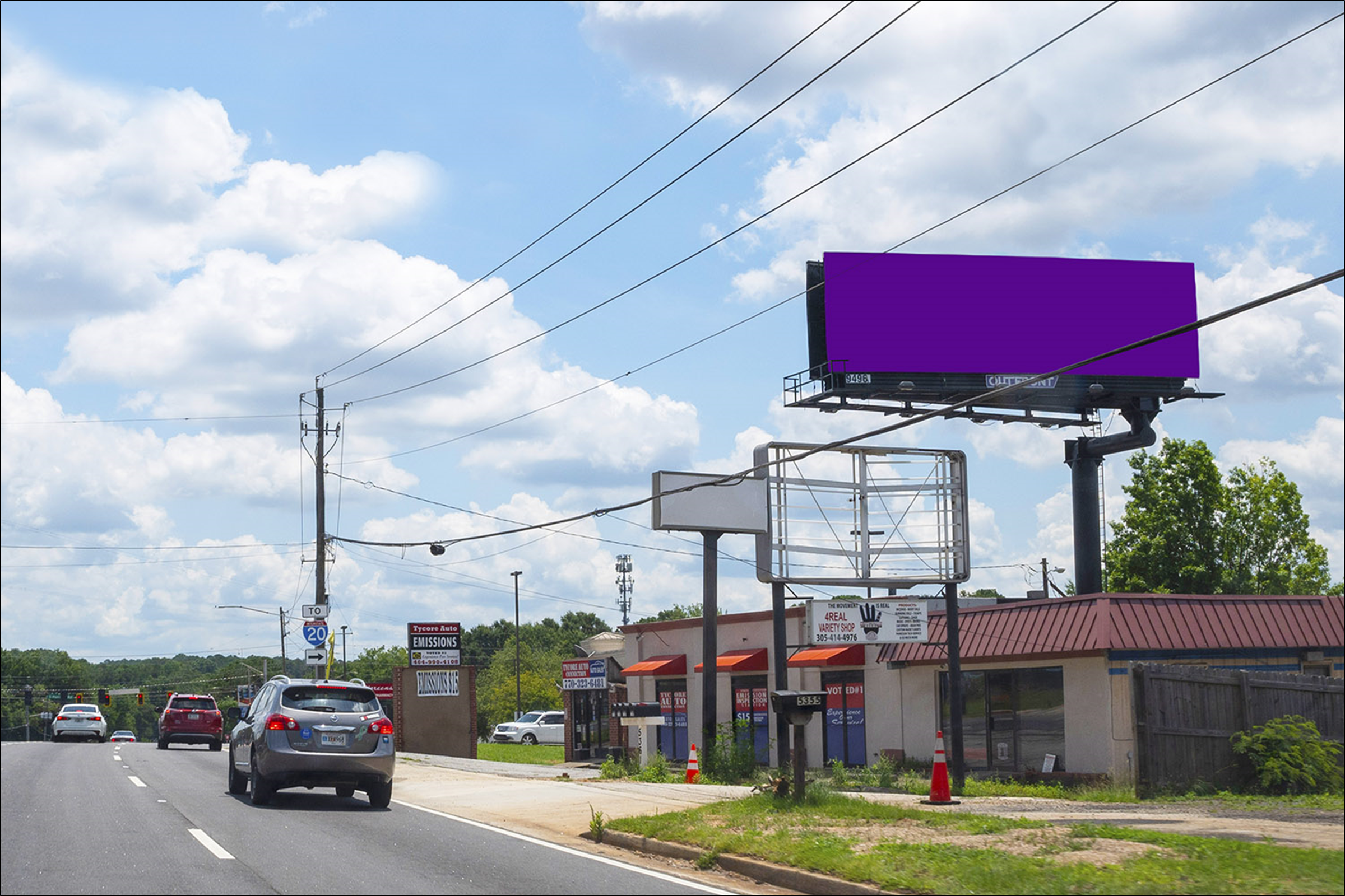 Covington Hwy 350 ft W/O S Hairston Rd S/S
