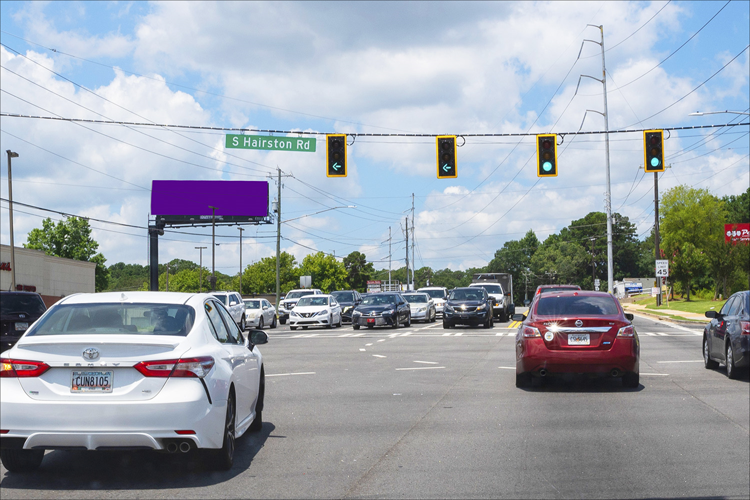 Covington Hwy 350 ft W/O S Hairston Rd S/S