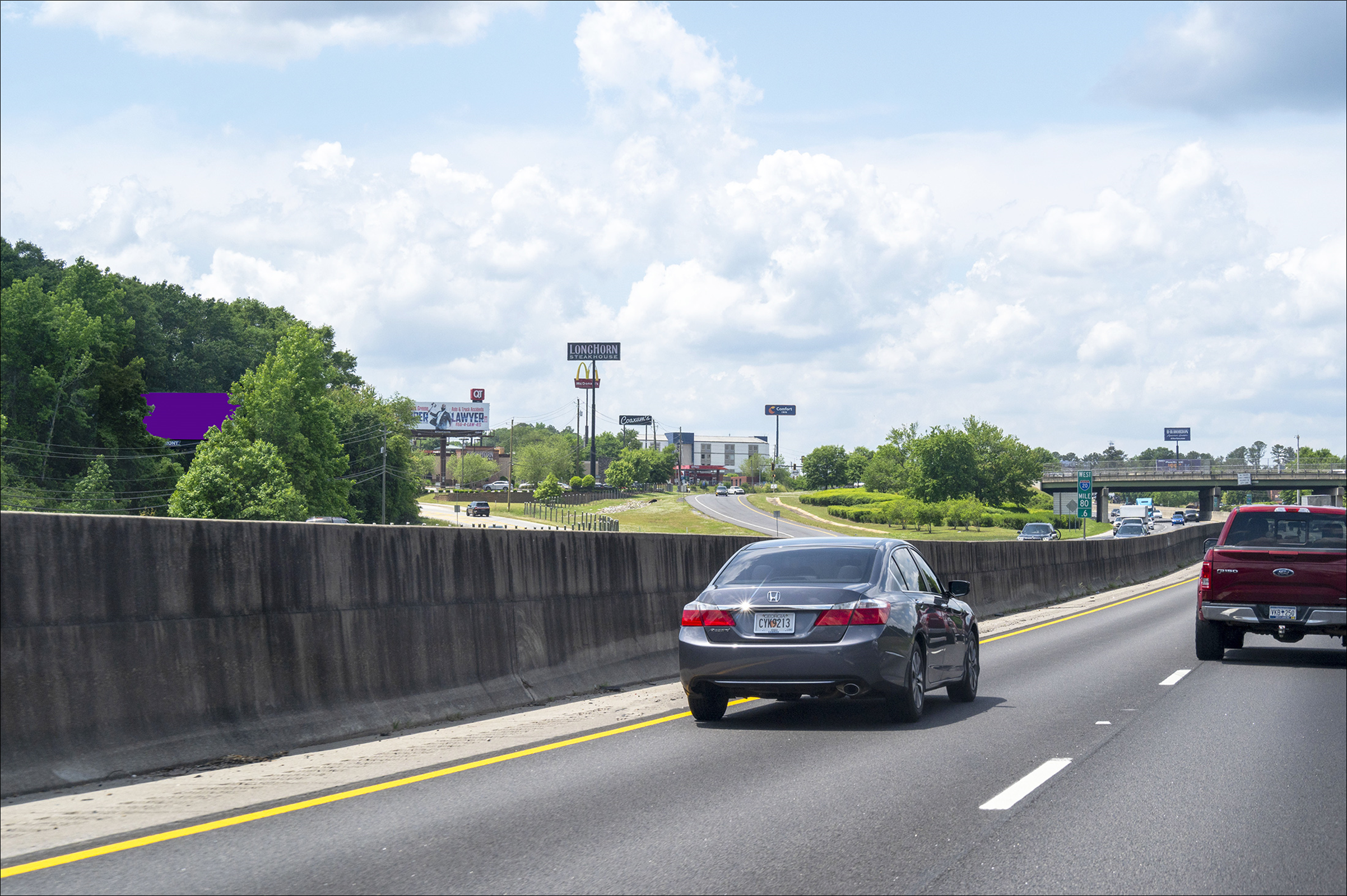 I-20E 0.25 mi E/O West Ave S/S