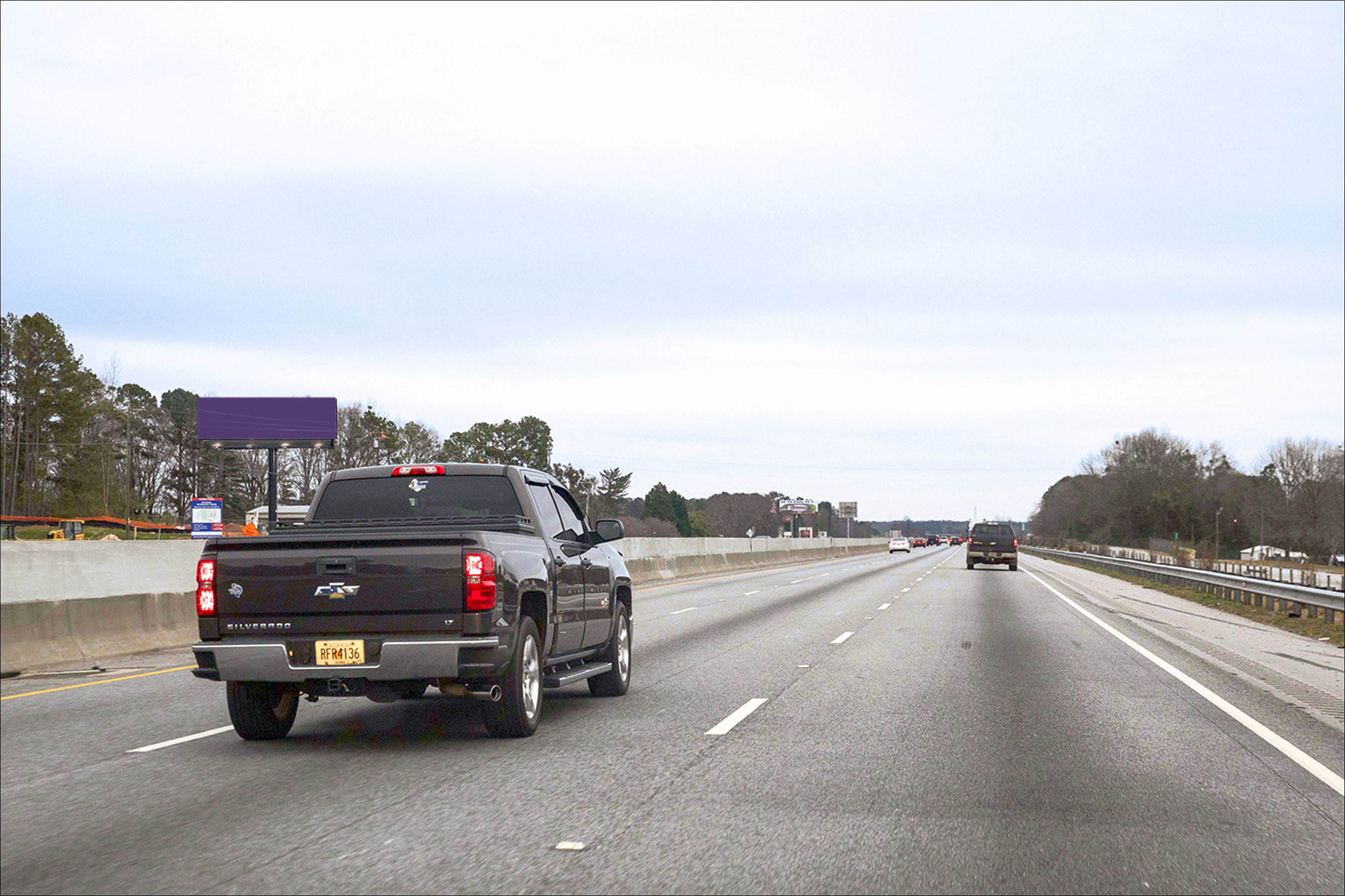 I-20E 0.97 mi E/O Salem Rd (Exit 84) N/S