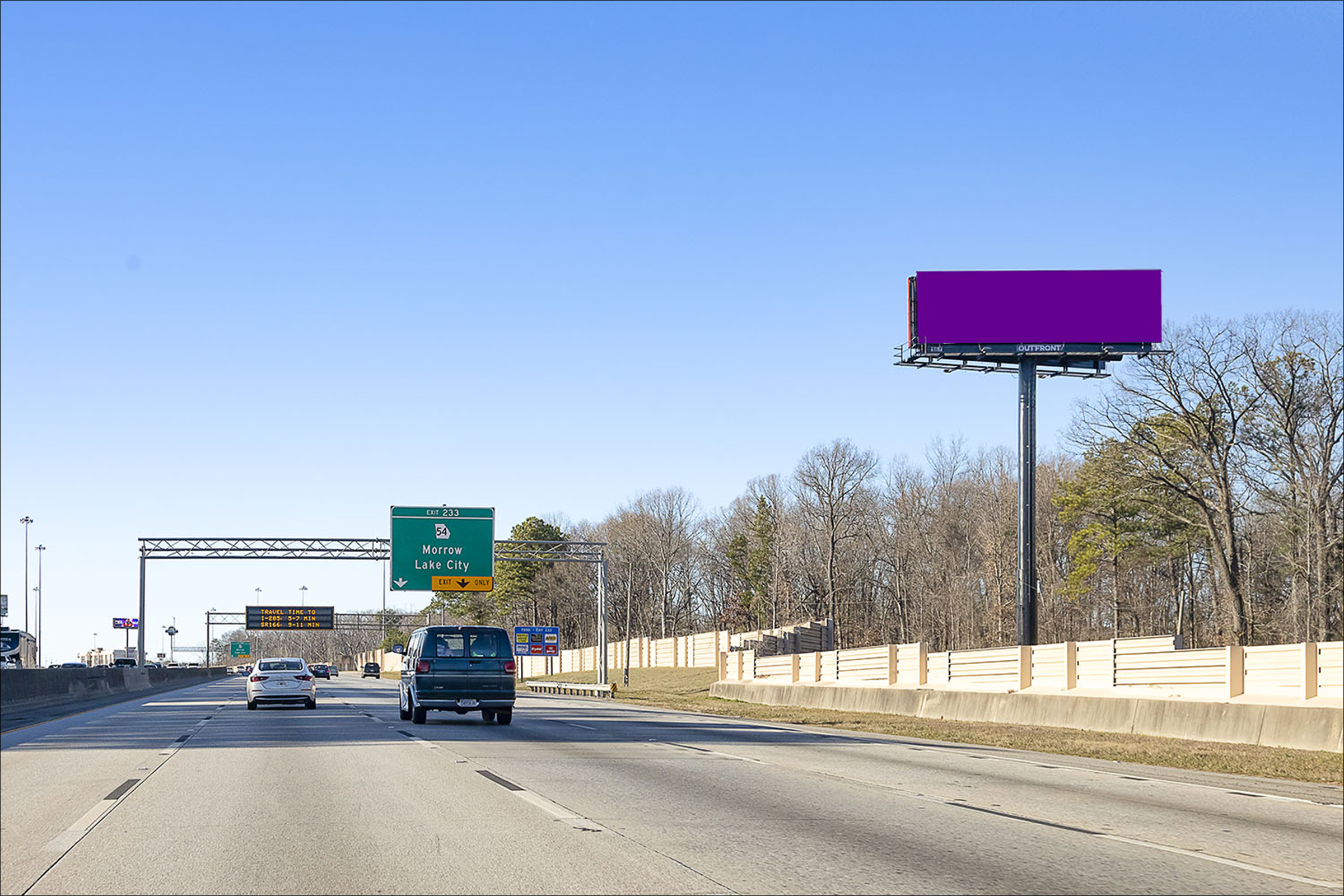 I-75S 0.65 mi S/O Jonesboro Rd E/S