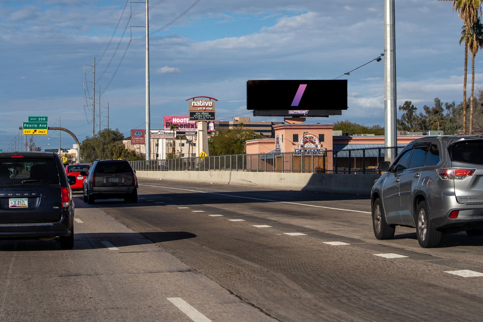 I-17 (Arizona Veterans Hwy) .4 mi S/O Peoria Ave