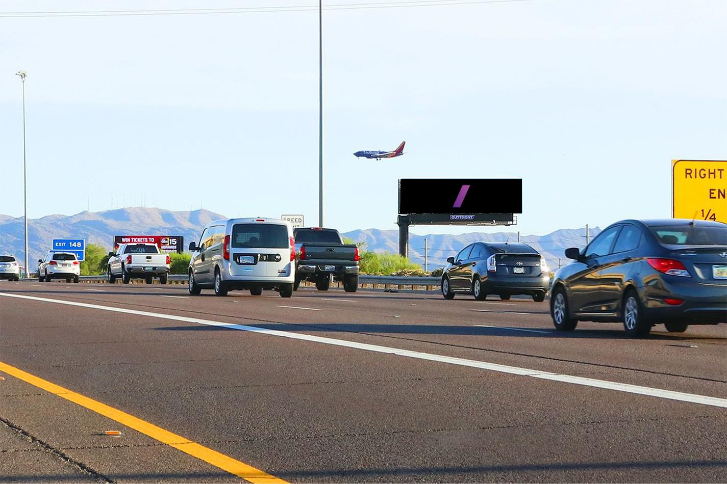 I-10 (Papago Fwy) 150 ft N/O Van Buren St W/S