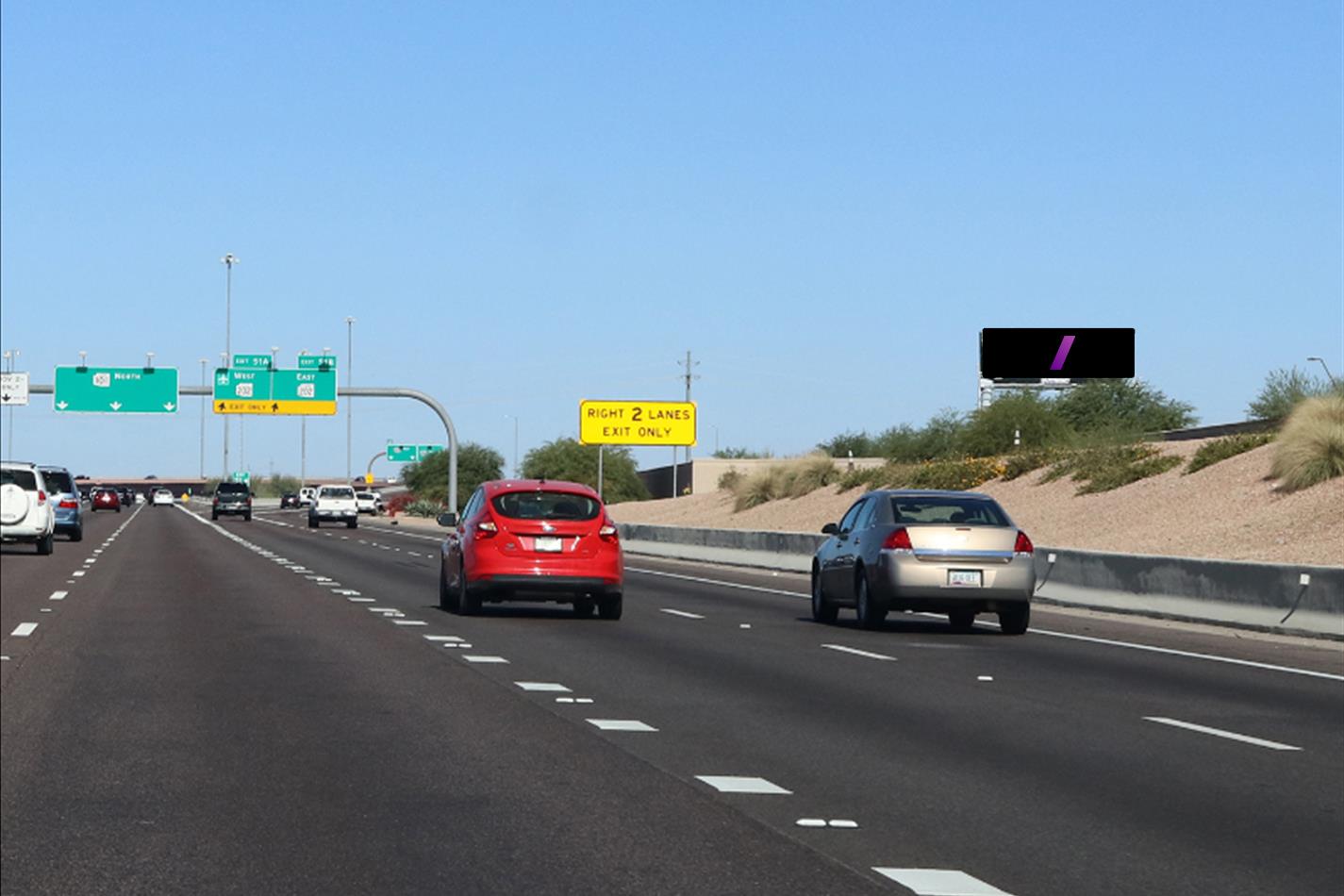 AZ Loop 101 (Price Fwy) .15 mi S/O Rio Salado Pkwy
