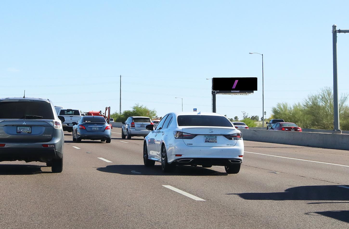 I-10 (Maricopa Fwy) 400 ft N/O Baseline Rd W/S