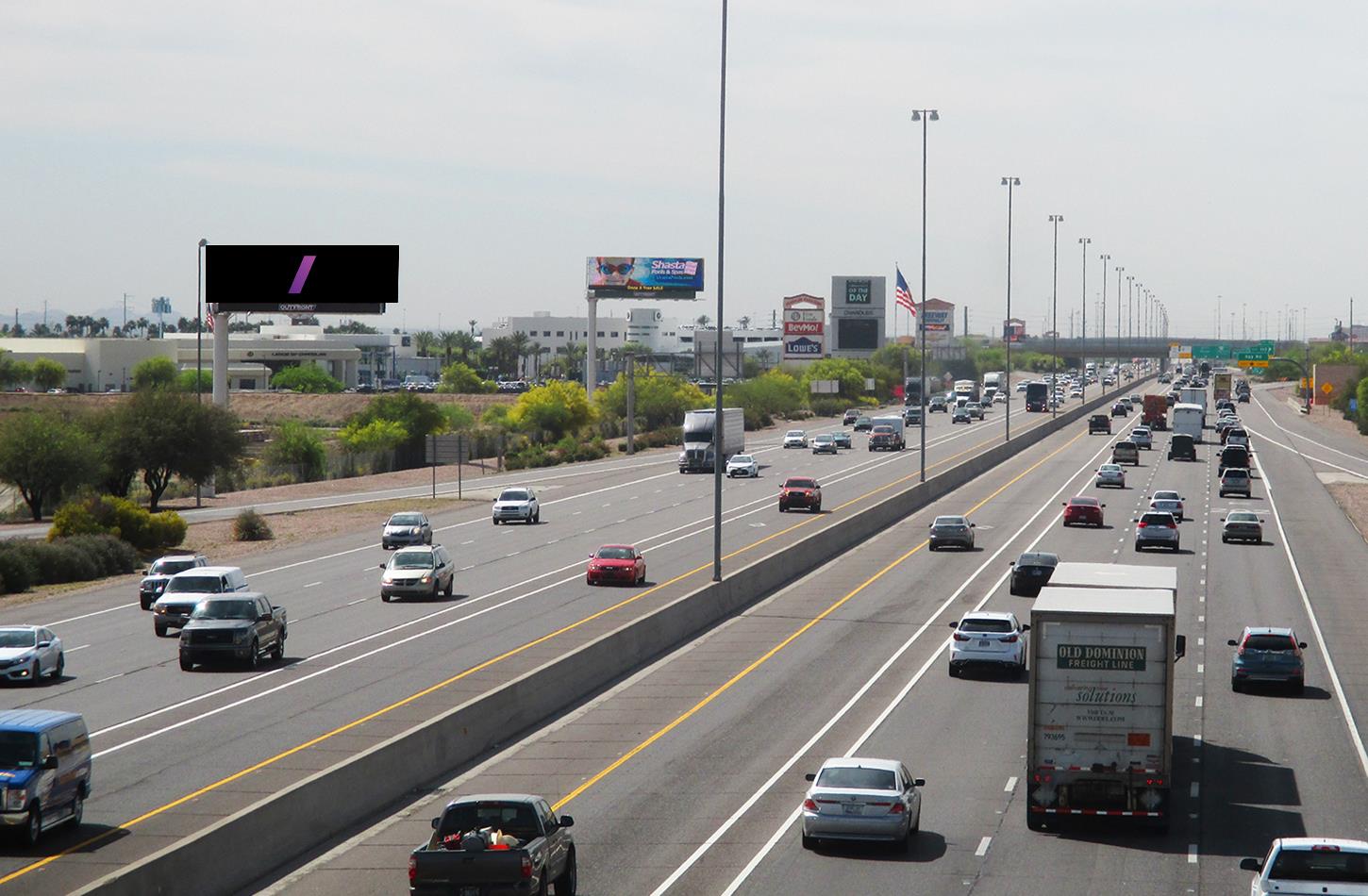 I-10 (Maricopa Fwy) 1290 ft S/O Warner Rd E/S