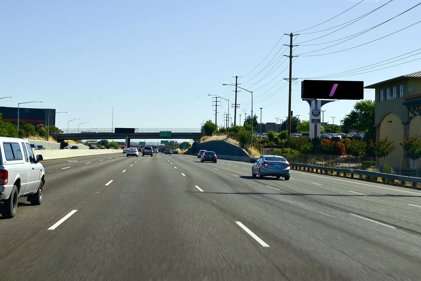I-80 .50 mi W/O Eureka Rd. Exit, Roseville S/S