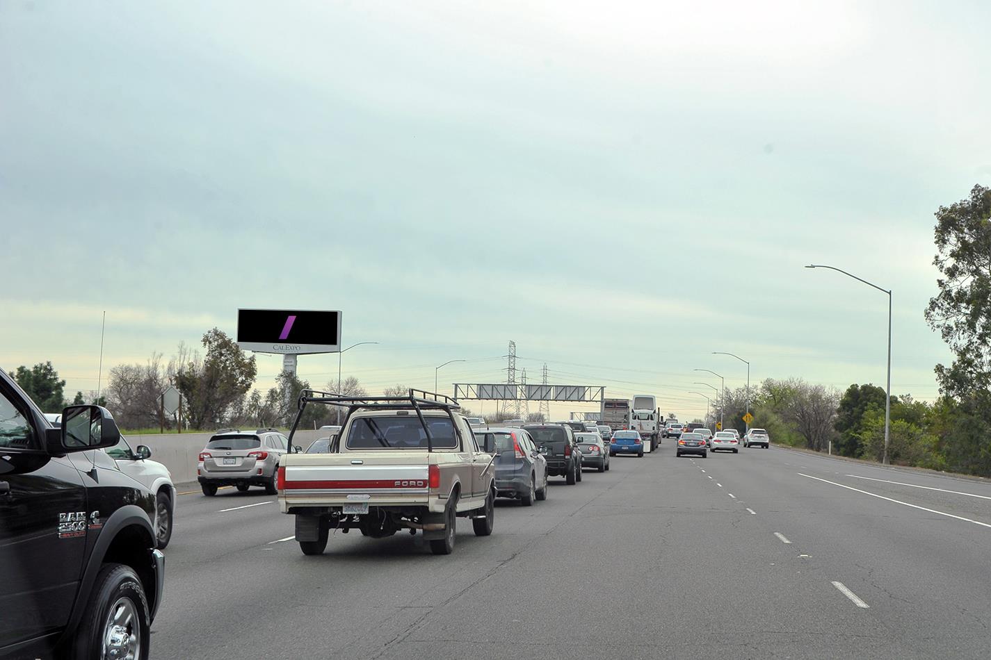 Bus. 80 (Capital City Fwy), 1100 ft S/O Exposition Blvd. E/S
