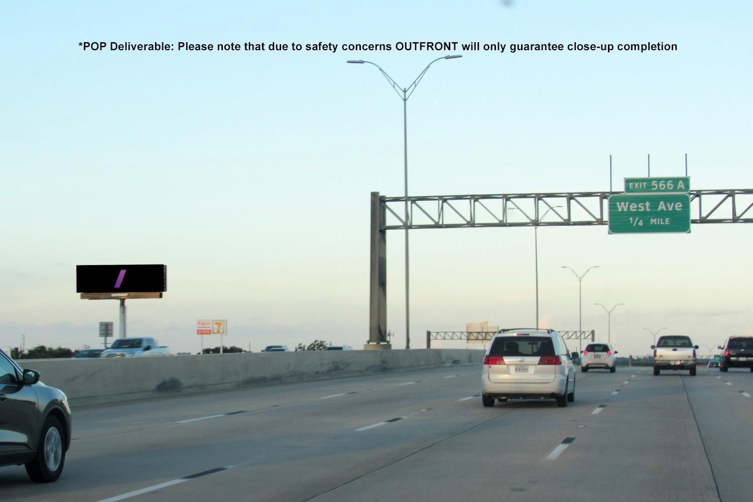 I-10 W E/O Vance Jackson NS F/W