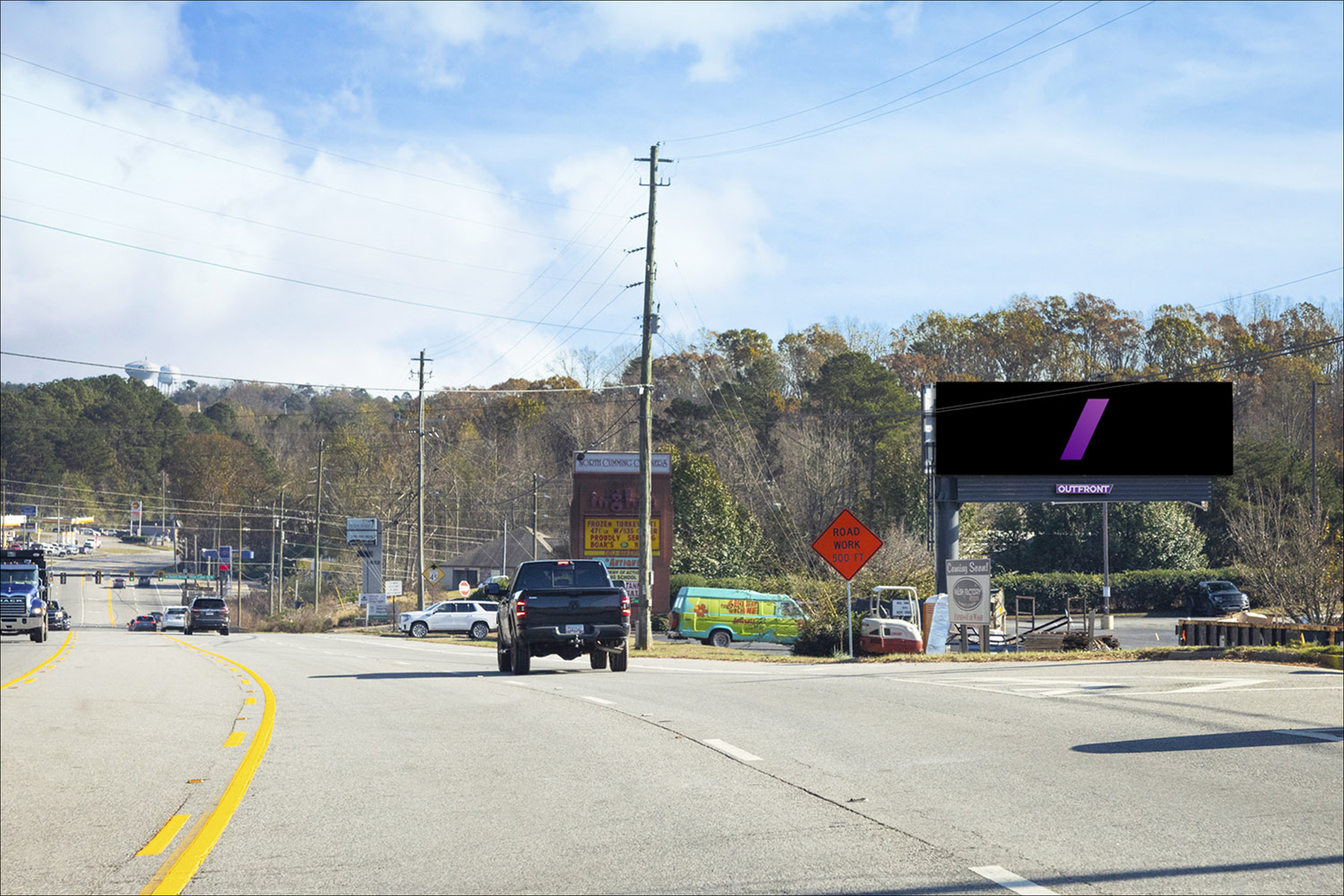 Hwy 20 (Canton Hwy) 880 ft W/O Pine Lake Dr / Vision Dr S/S