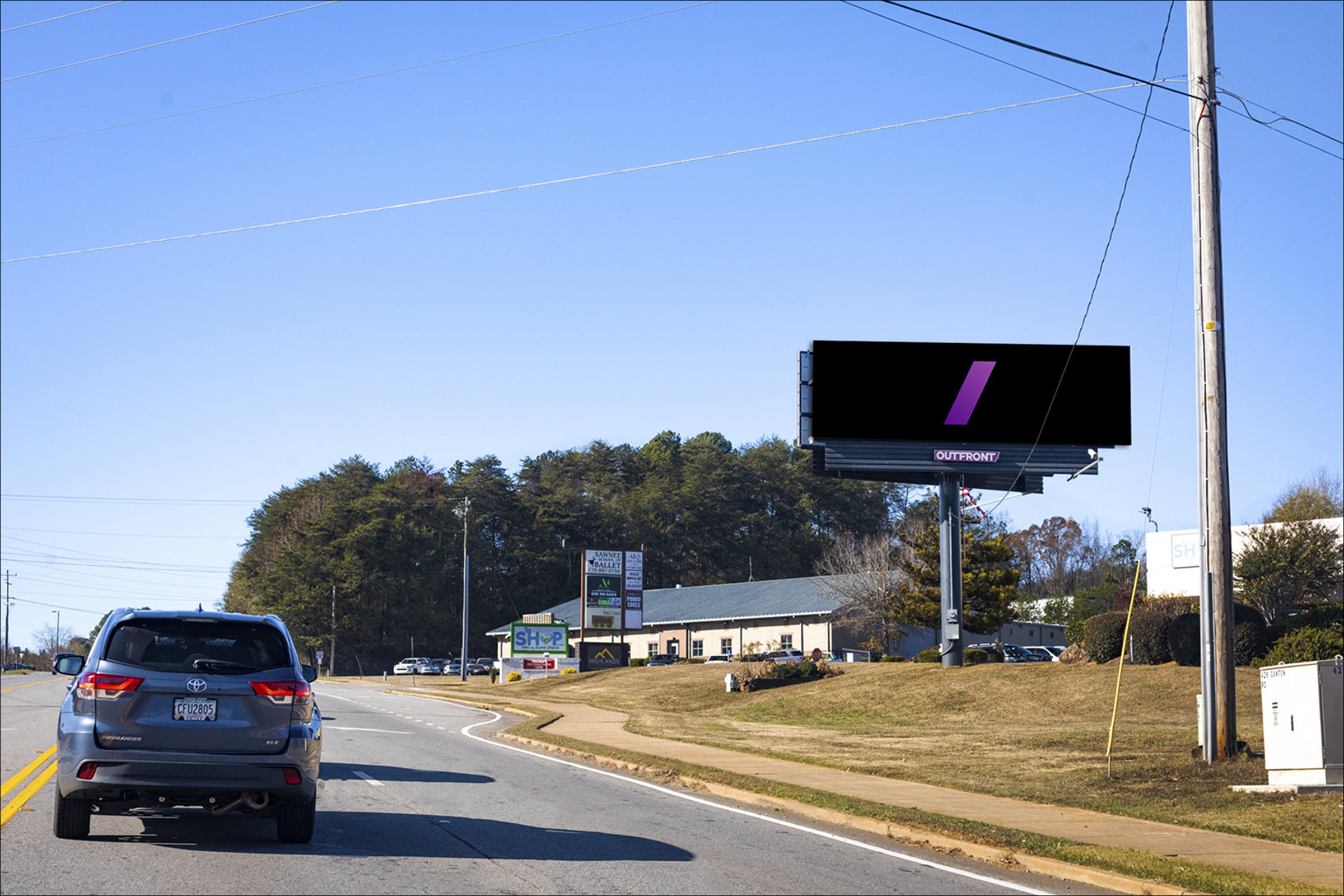 Hwy 20 (Canton Hwy) 880 ft W/O Pine Lake Dr / Vision Dr S/S