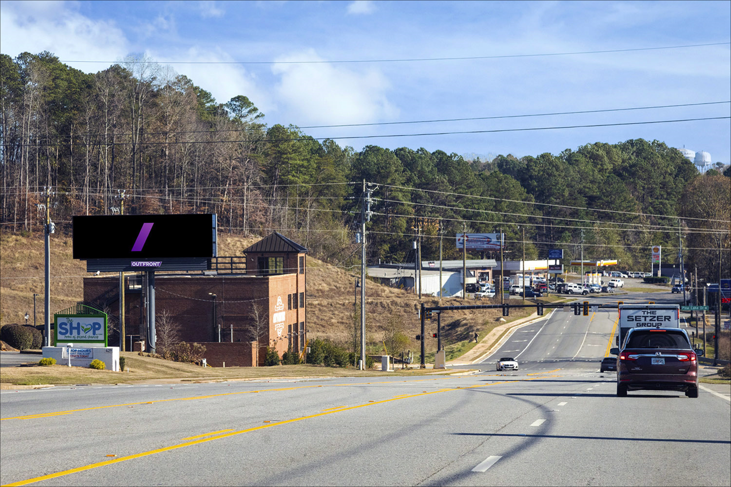 Hwy 20 (Canton Hwy) 320 ft W/O Pine Lake Dr / Vision Dr N/S