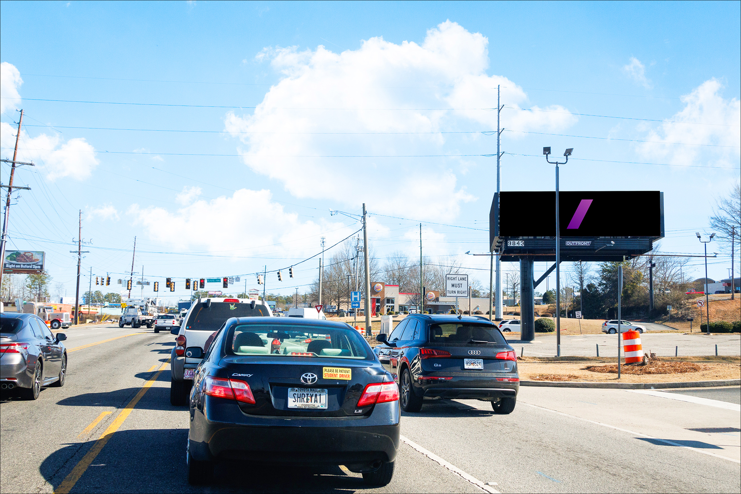 Hwy 9 (Atlanta Rd) 50 ft S/O Hwy 20 E/S