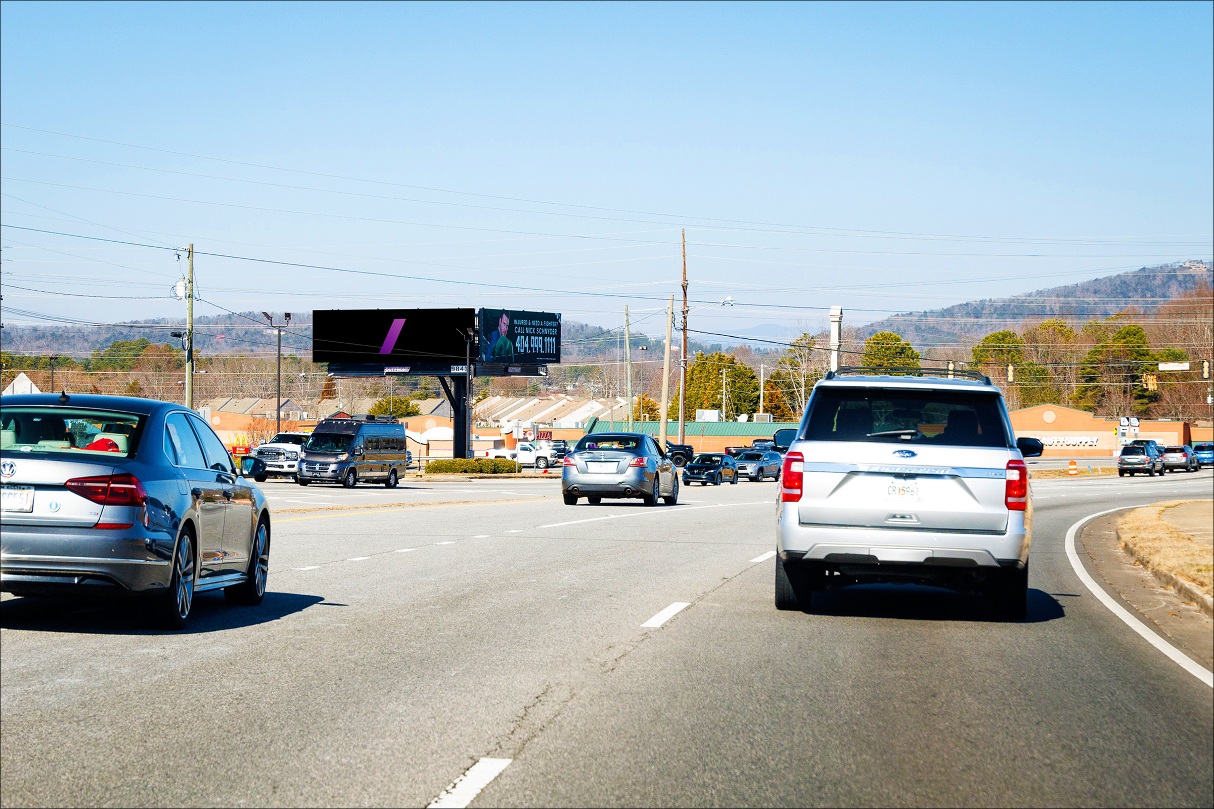 Hwy 20 (Buford Hwy) 50 ft E/O Hwy 9 S/S