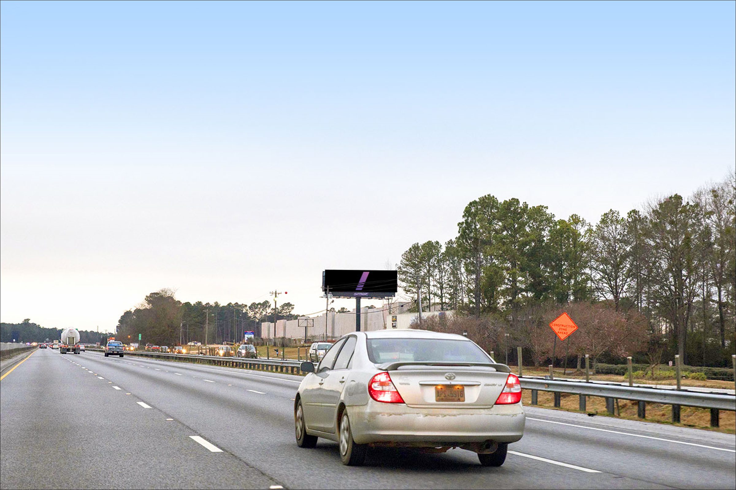 I-20E 0.97 mi E/O Salem Rd (Exit 84) N/S