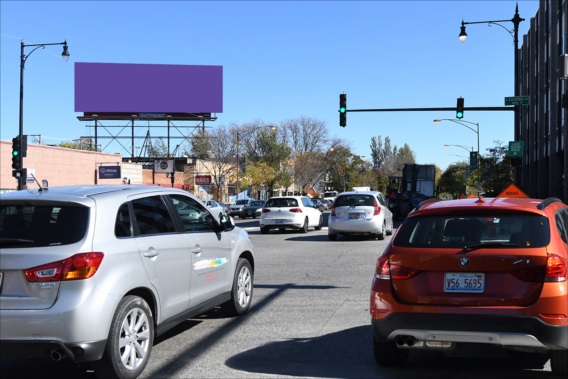 Peterson E/O Cicero Blvd (Hwy 50) N/L