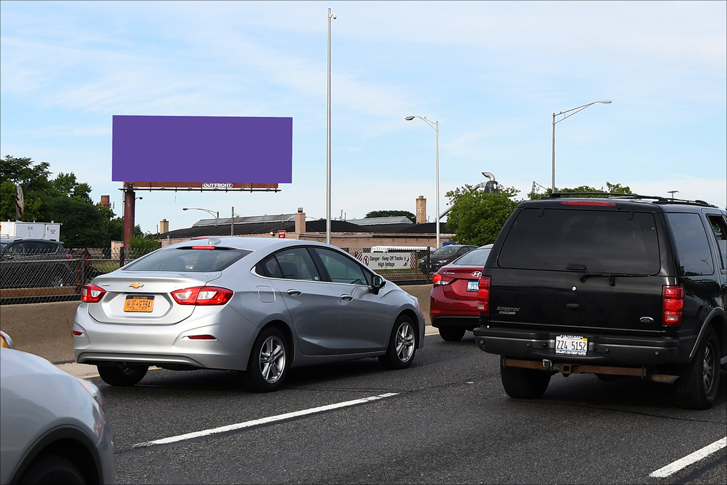 Kennedy Expy (I-90) E/O Bryn Mawr Ave N/L