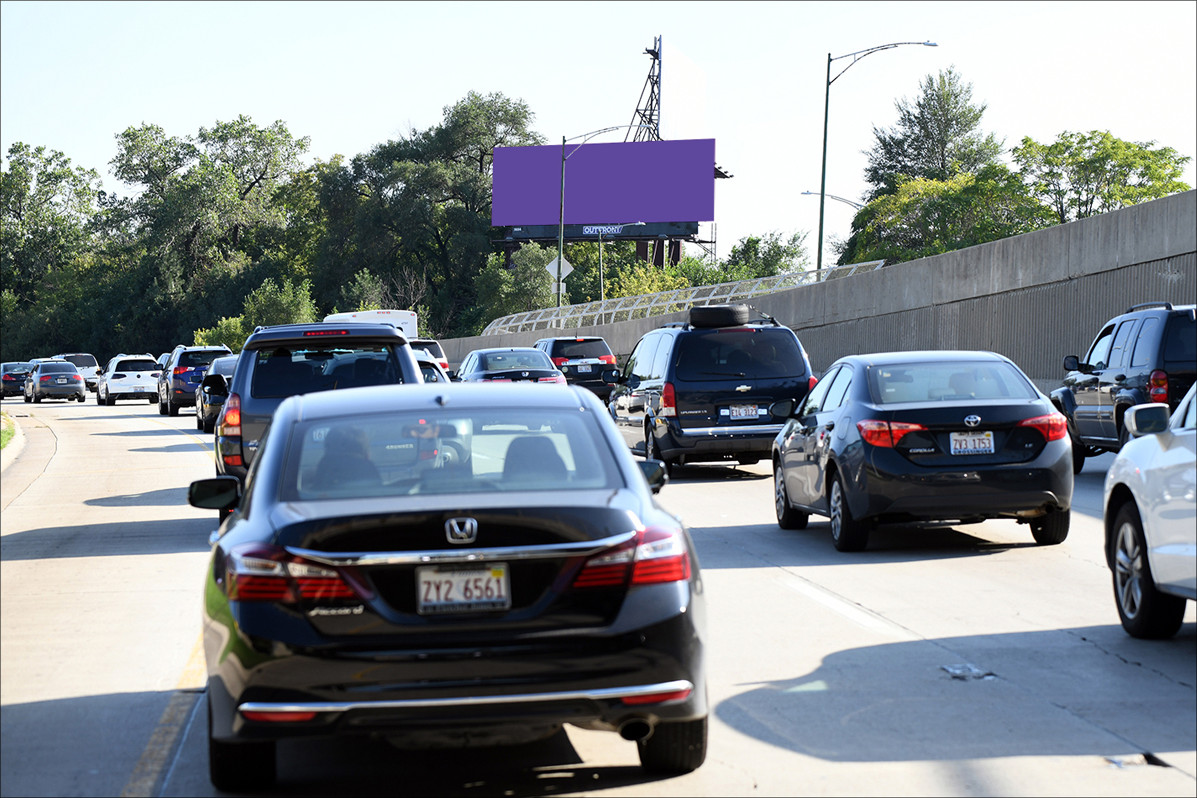 Edens Expy (I-94) S/O Wilson Avenue W/L