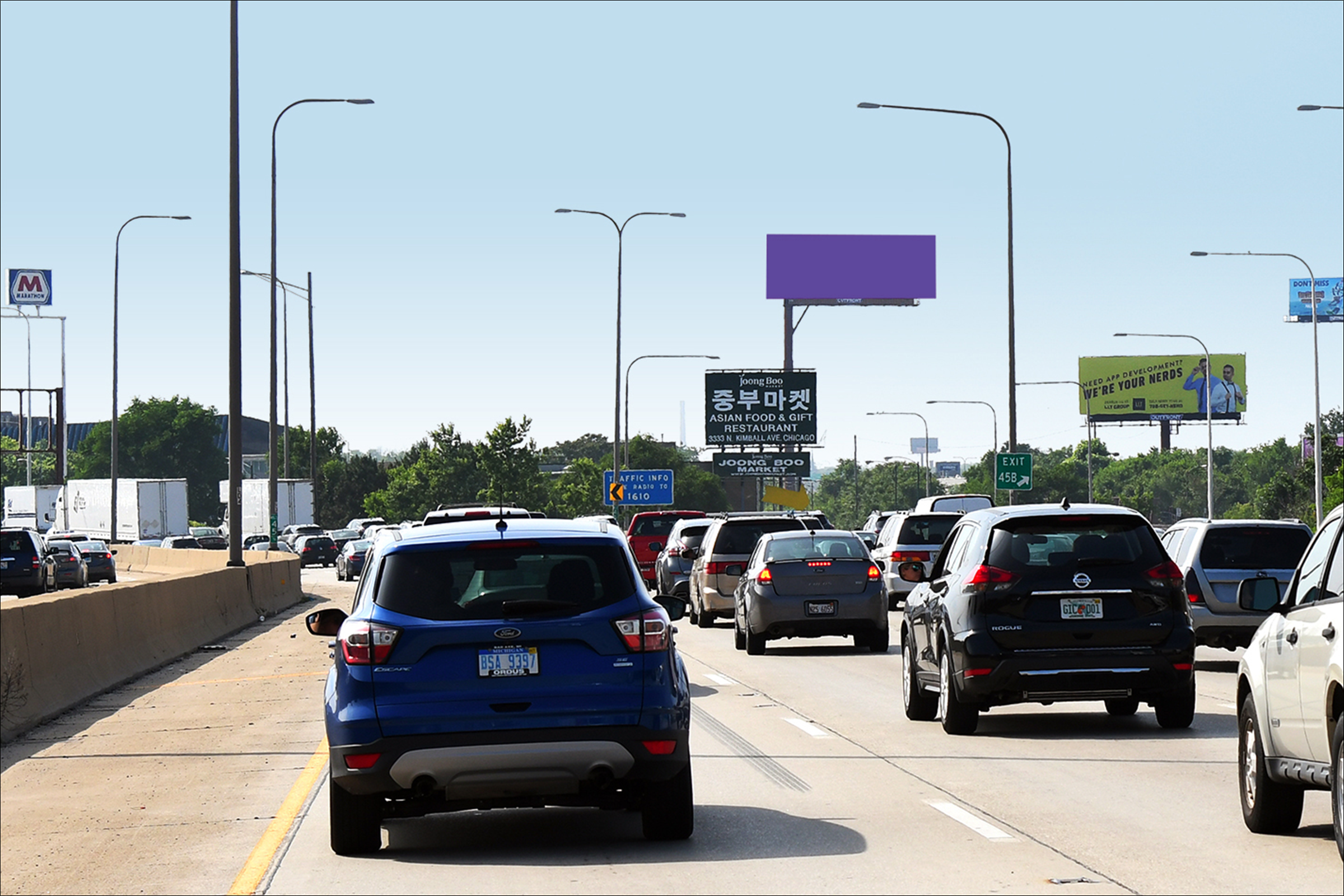 Kennedy Expy (I-90/94) W/O Kimball Avenue N/L