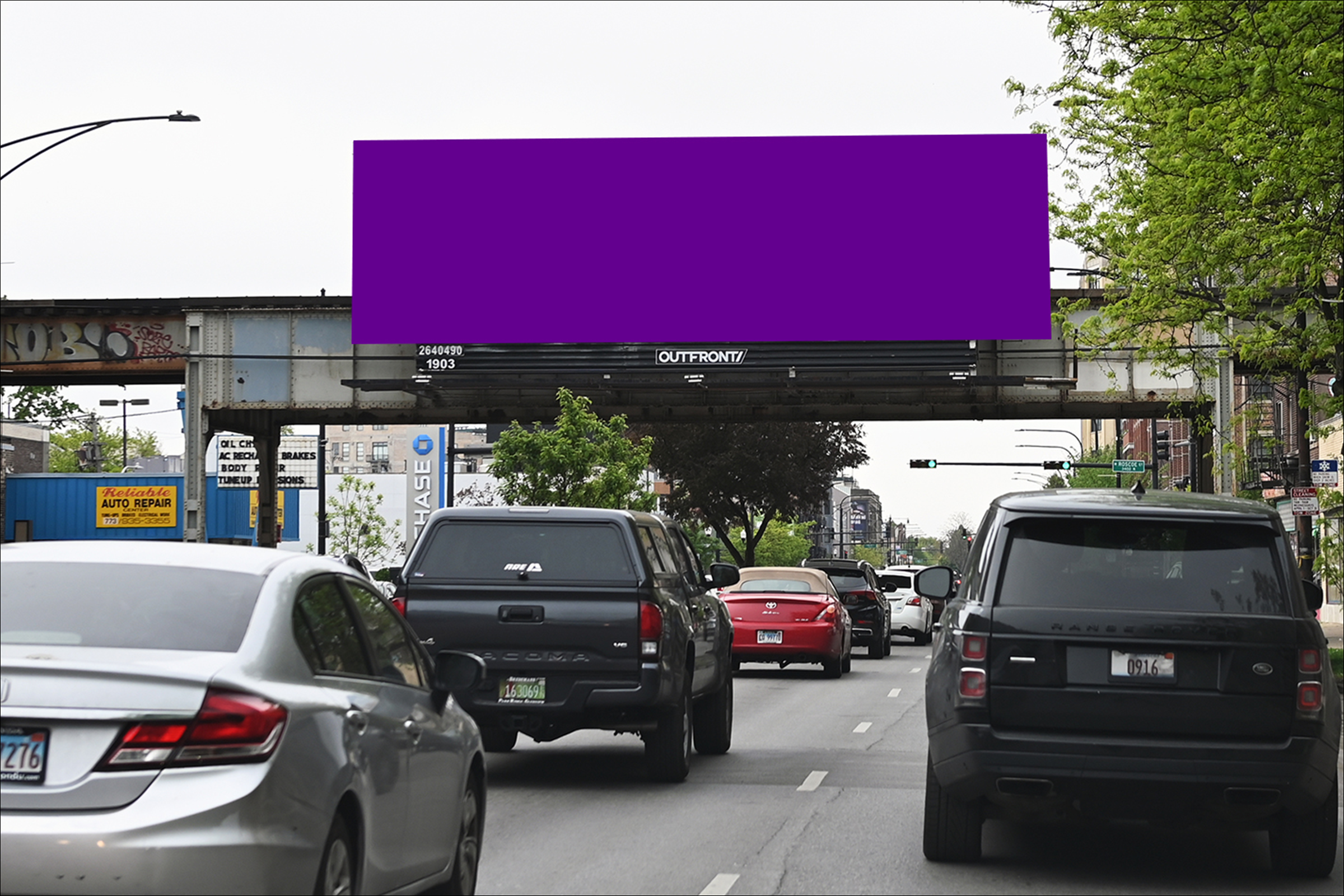 Ashland Avenue 150 ft N/O Roscoe Street C/L
