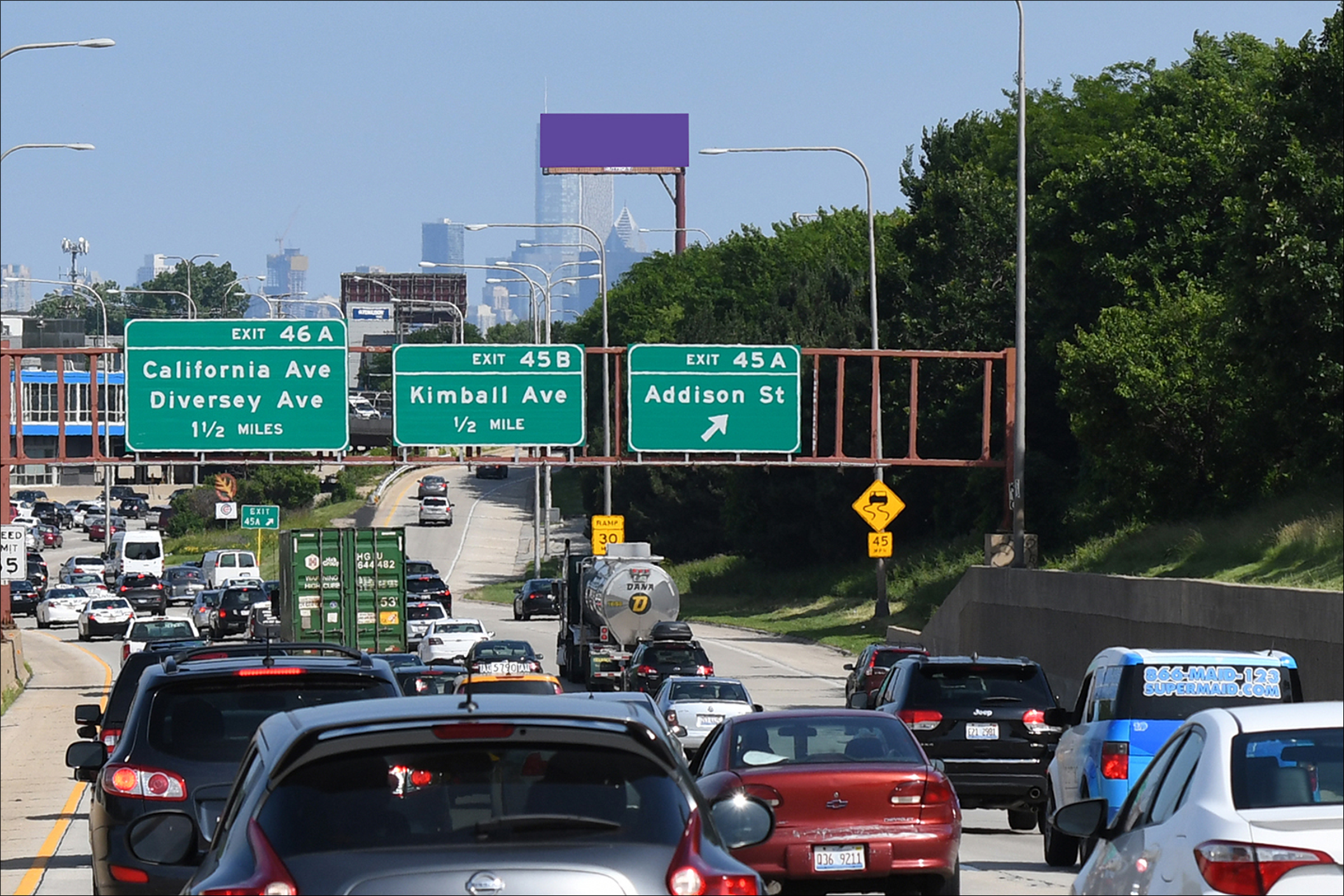 Kennedy Expy (I-90/94) W/O Kimball Avenue N/L