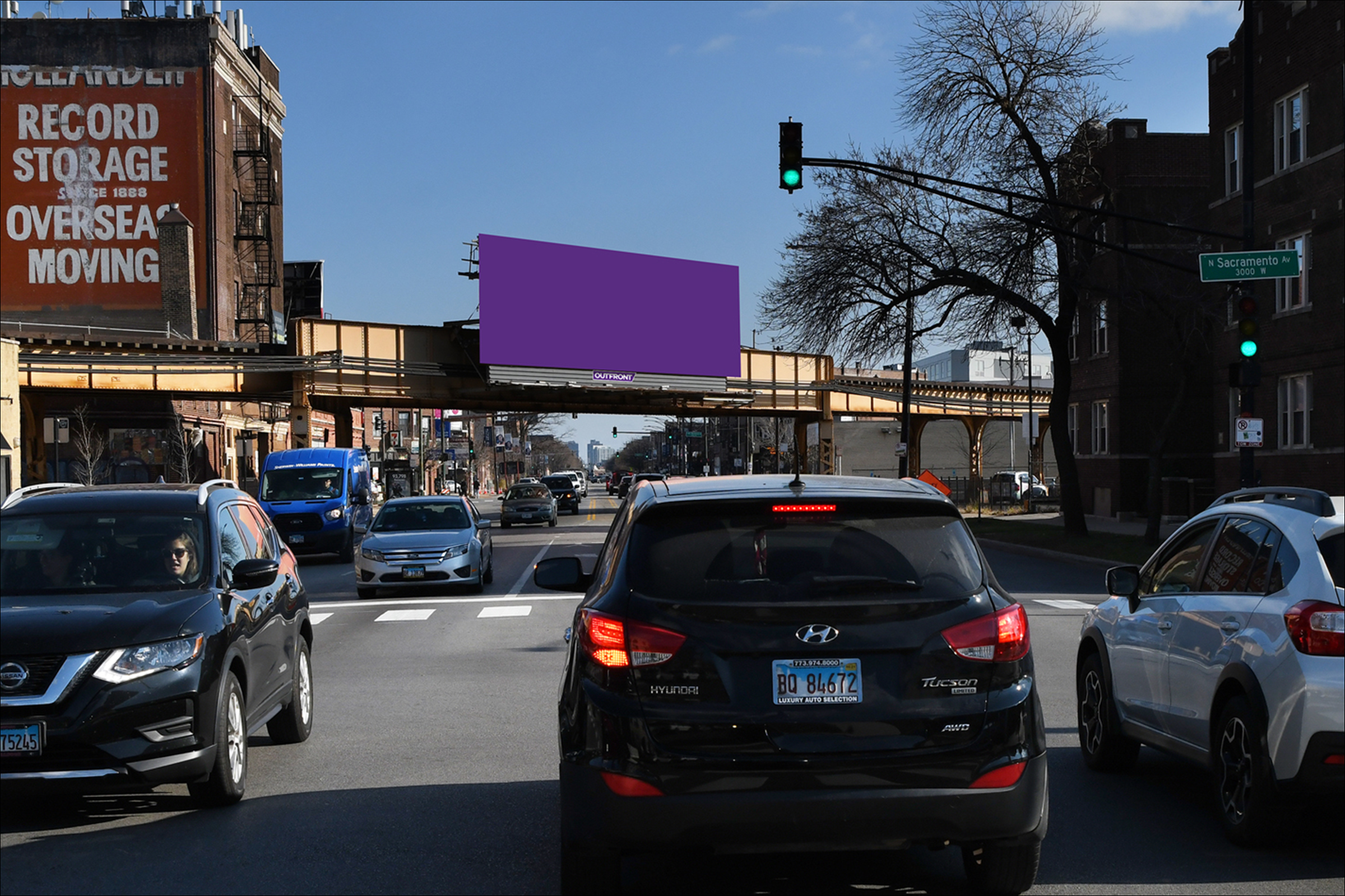 Fullerton Avenue @ Milwaukee Avenue C/L