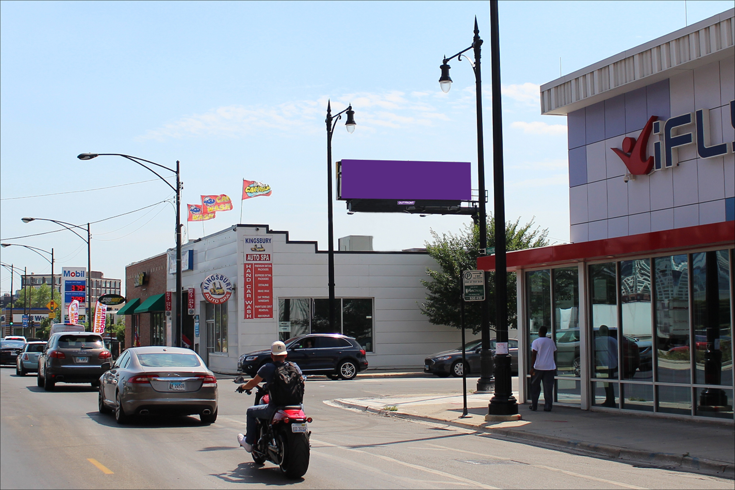 Halsted Street 100 ft N/O Division Street W/L