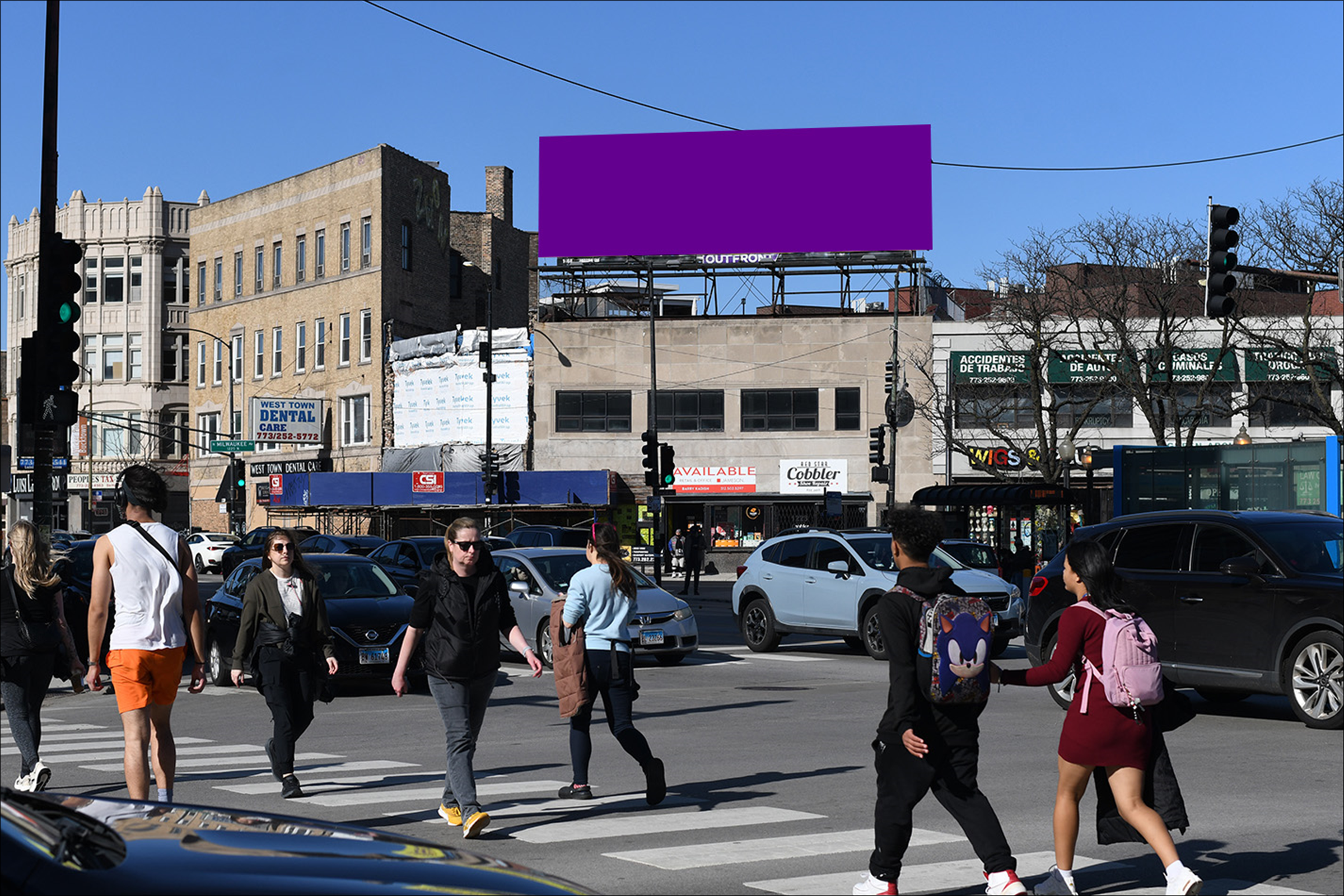 Ashland Ave at Milwaukee & Division E/L