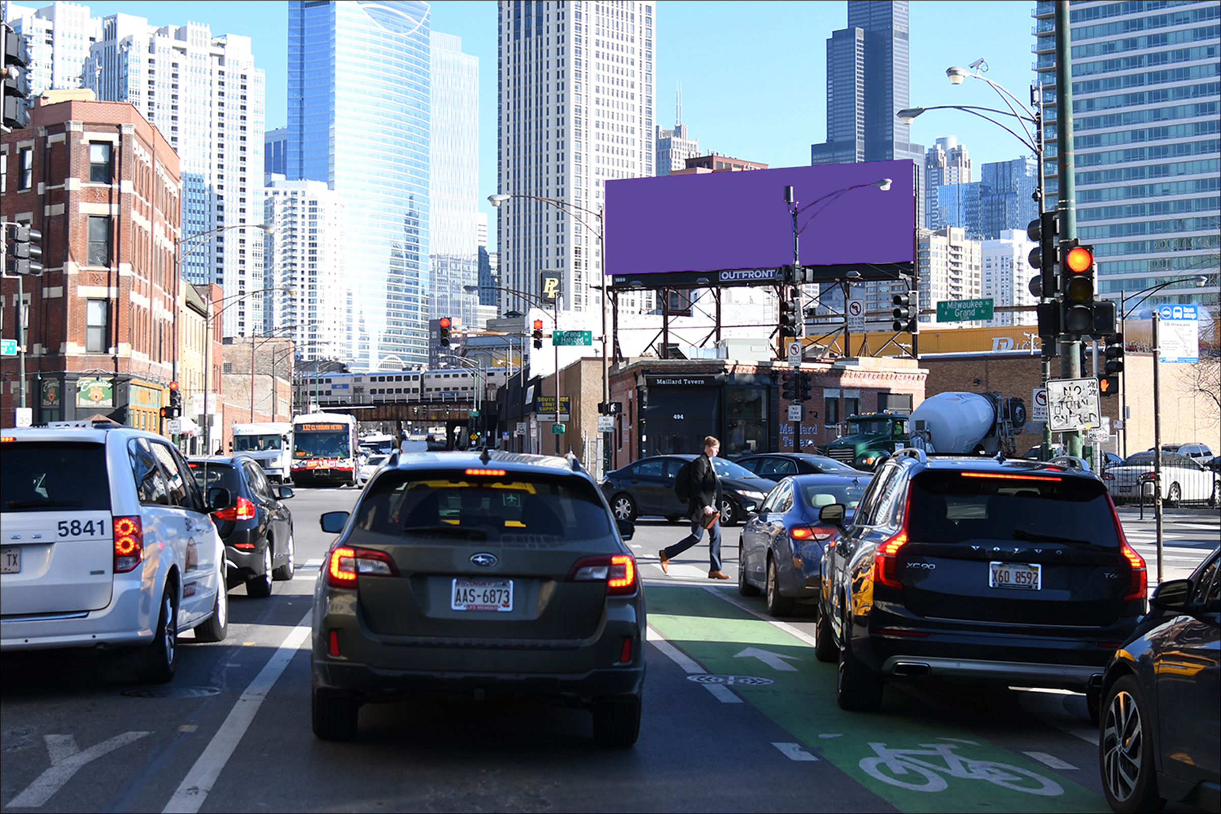 Milwaukee Avenue & Halsted @ Grand W/L